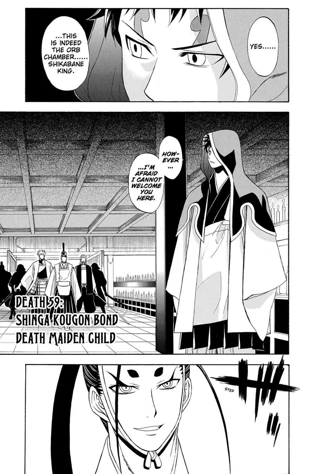 Shikabane Hime Chapter 59 page 2 - Chapter 59: Death 59