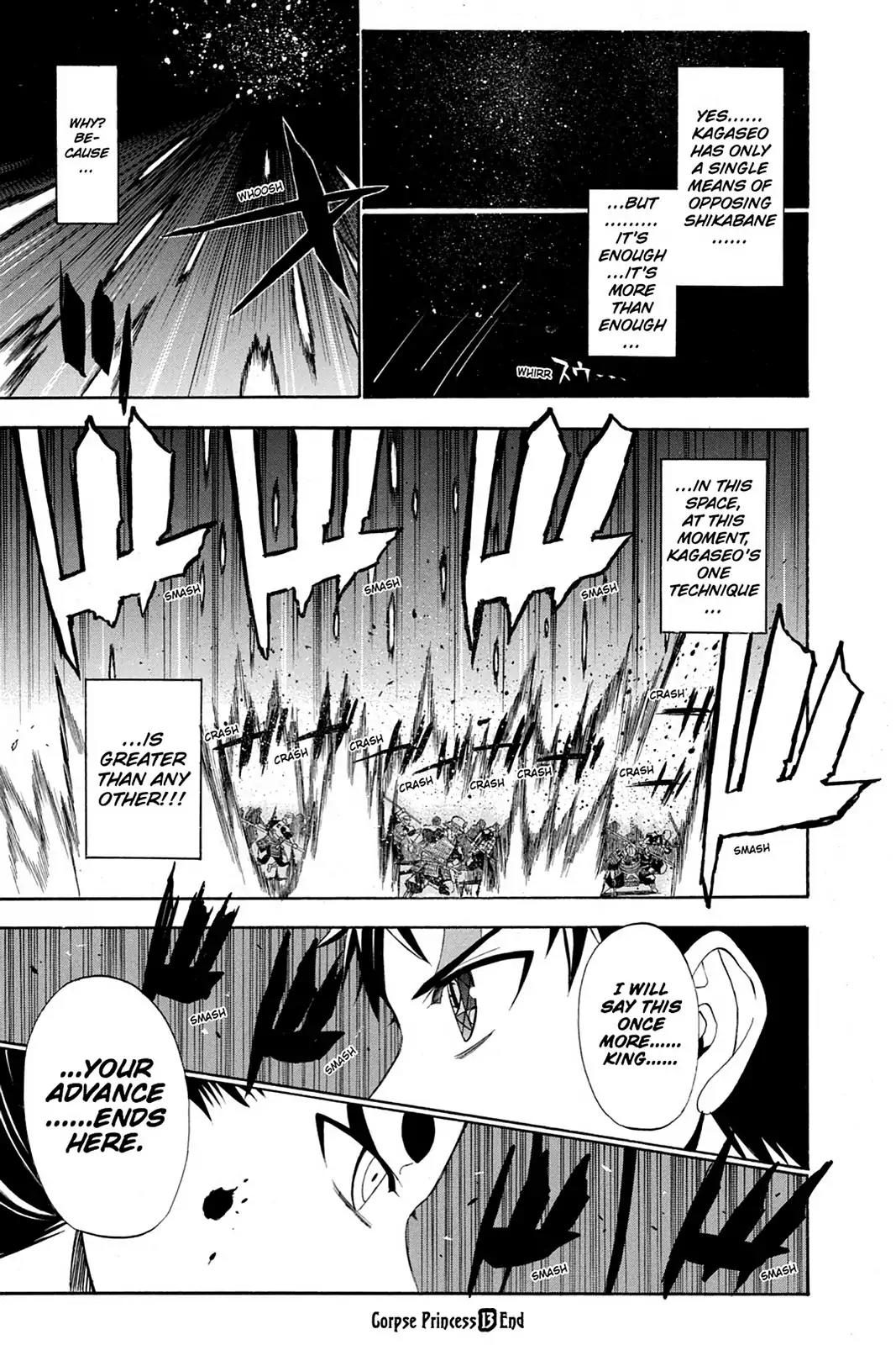 Shikabane Hime Chapter 59 page 38 - Chapter 59: Death 59