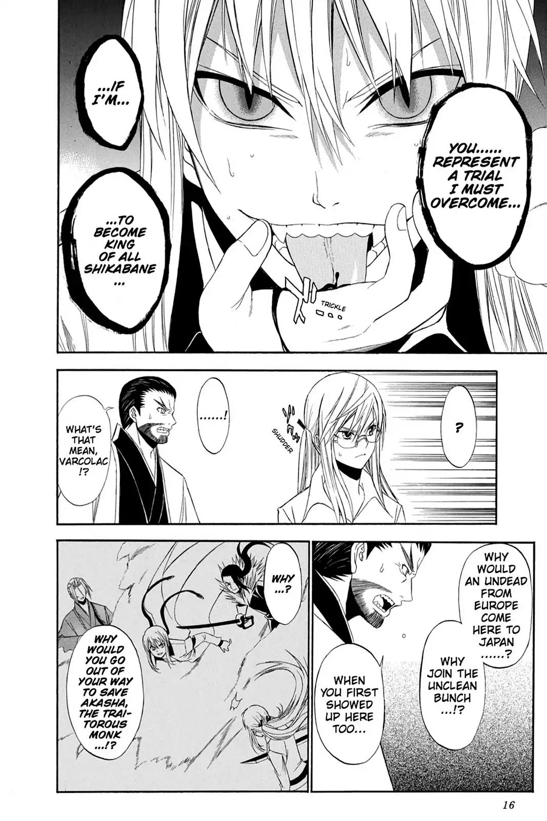 Shikabane Hime Chapter 60 page 18 - Chapter 60: Death 60