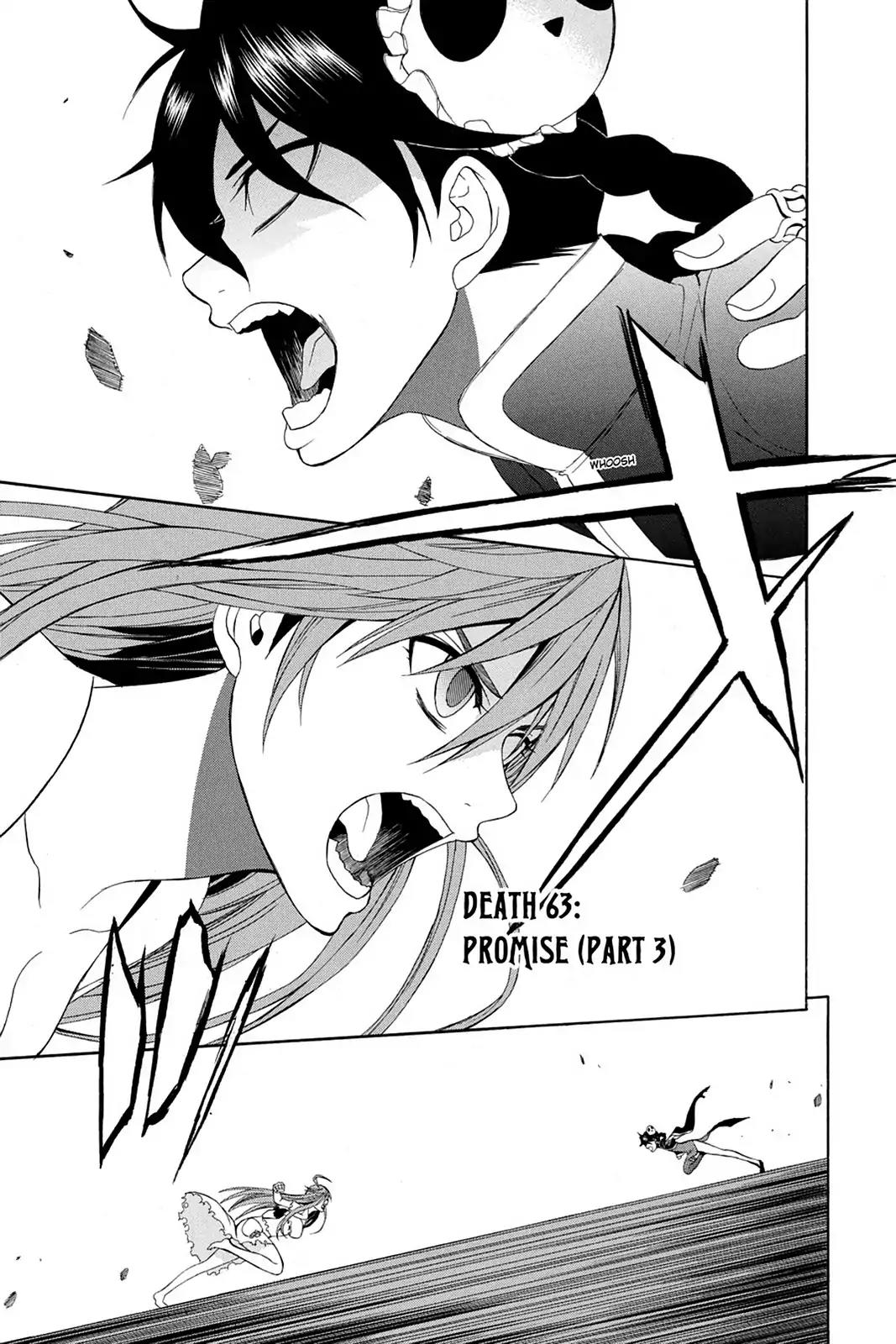 Shikabane Hime Chapter 63 page 1 - Chapter 63: Death 63
