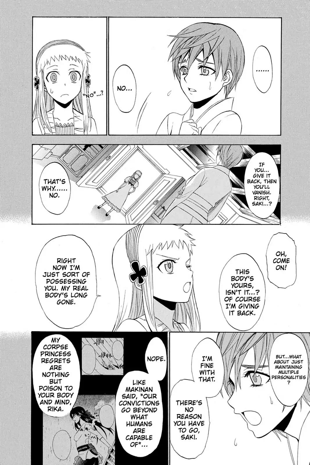 Shikabane Hime Chapter 63 page 25 - Chapter 63: Death 63
