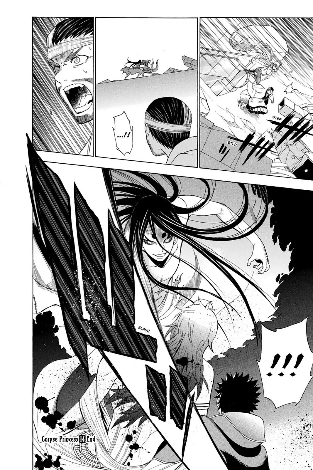 Shikabane Hime Chapter 64 page 36 - Chapter 64: Death 64