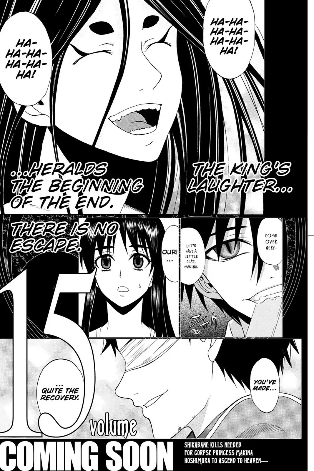Shikabane Hime Chapter 64 page 37 - Chapter 64: Death 64