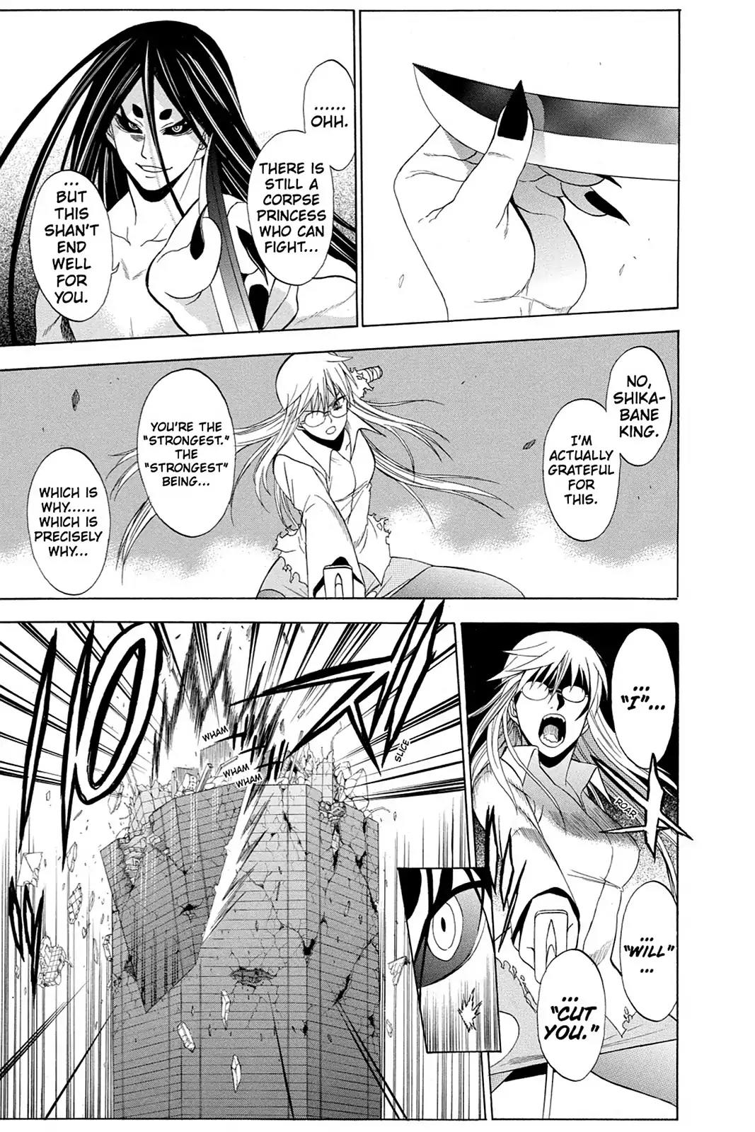 Shikabane Hime Chapter 65 page 16 - Chapter 65: Death 65