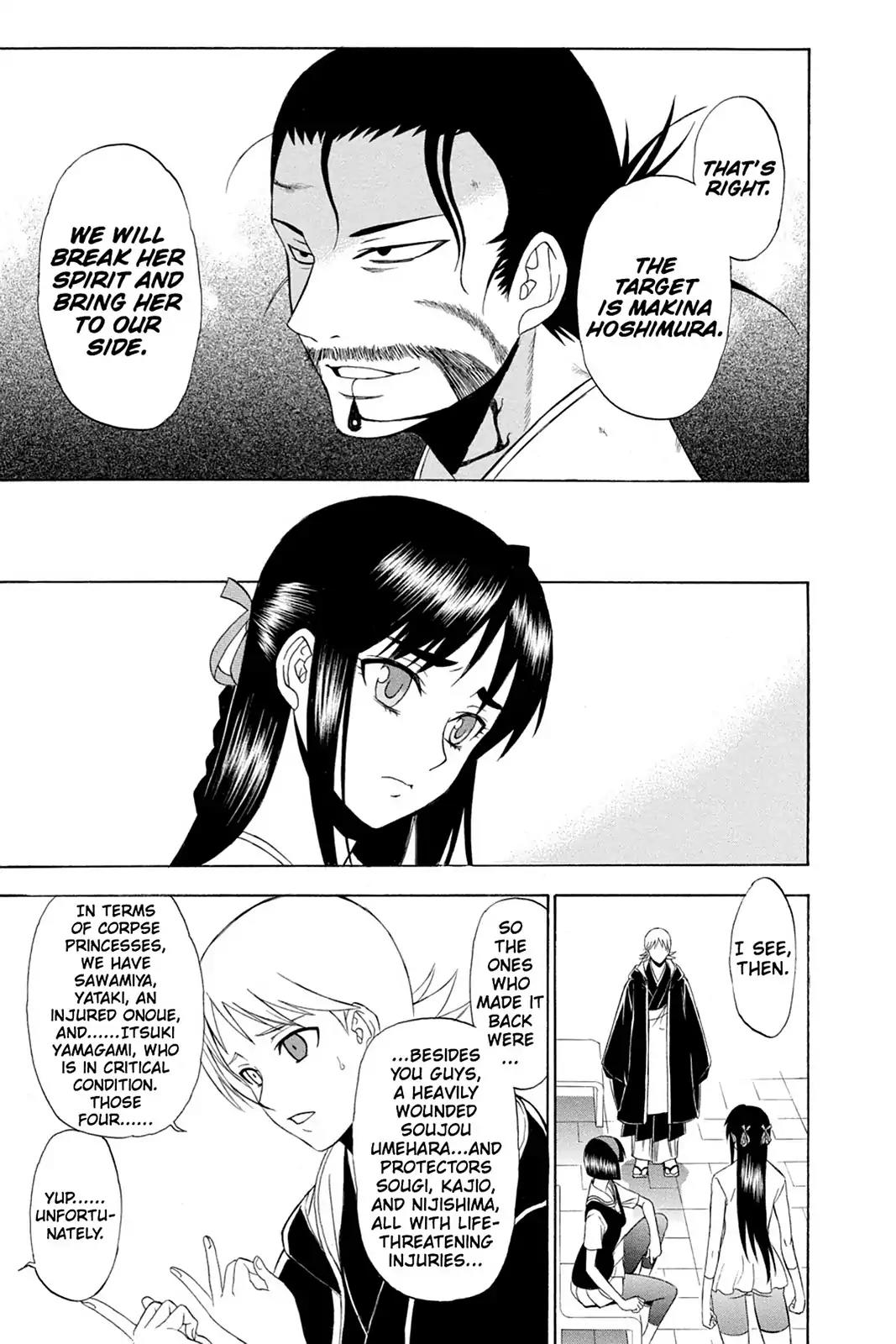 Shikabane Hime Chapter 66 page 27 - Chapter 66: Death 66