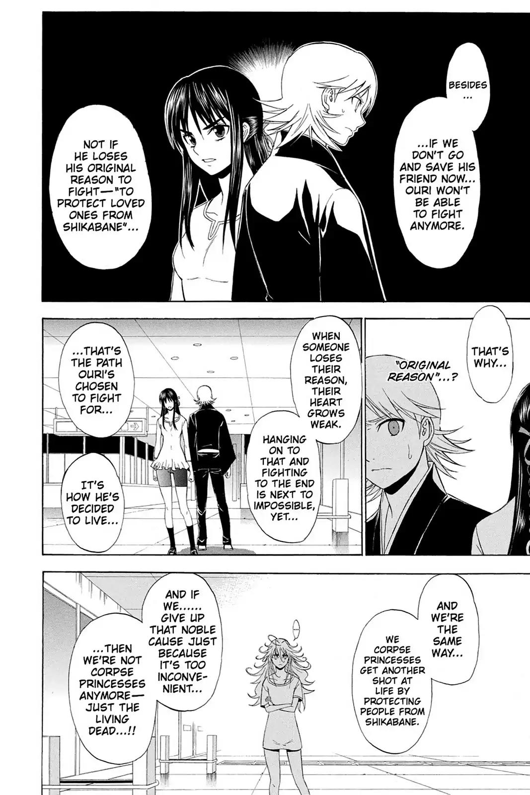 Shikabane Hime Chapter 70 page 35 - Chapter 70: Vol.16 Death 70: Nozomi Kasuga (Part 1)