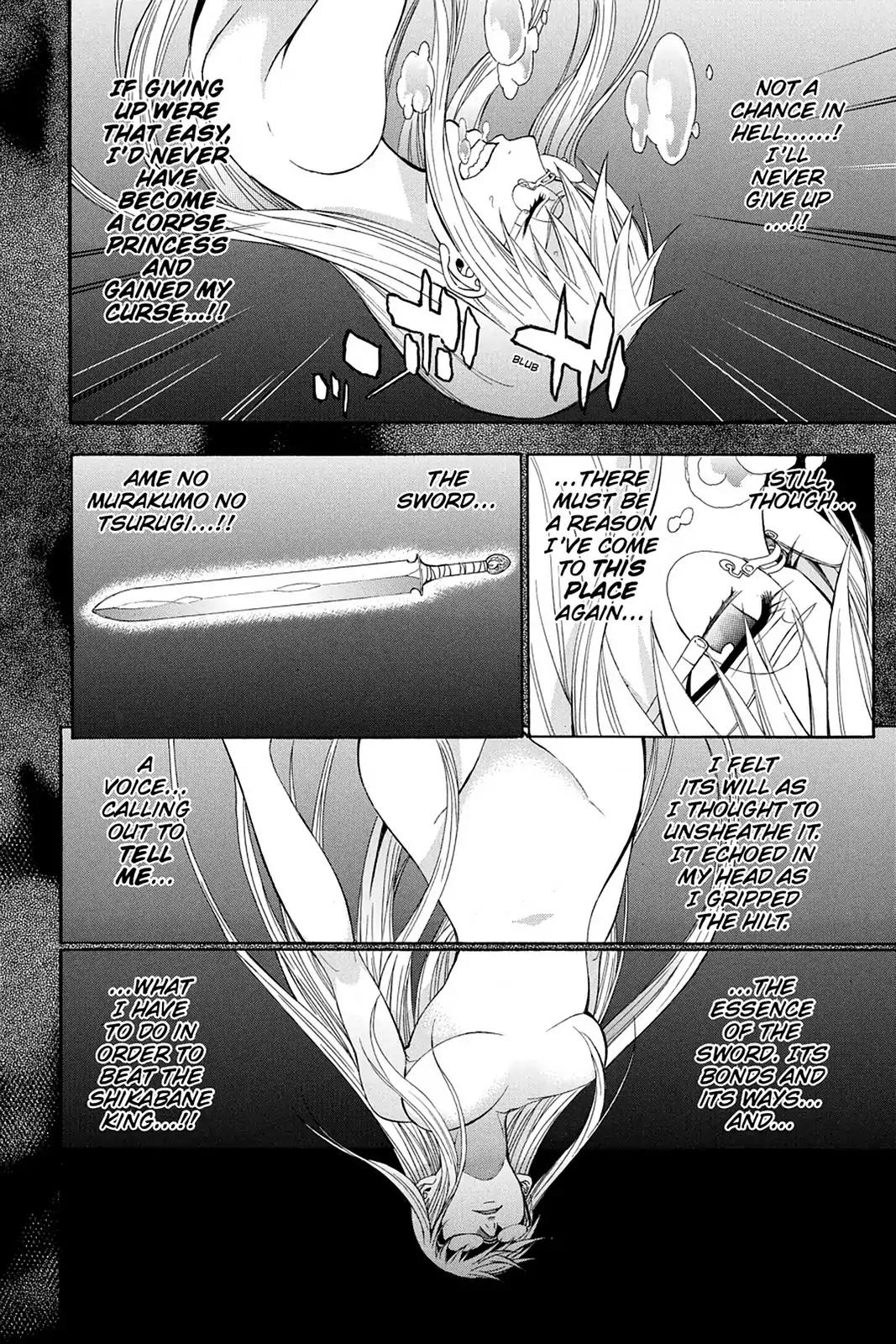 Shikabane Hime Chapter 76 page 14 - Chapter 76: Vol.17 Death 76: Battle For Kougon (Part 2) - The Abyss Of Death