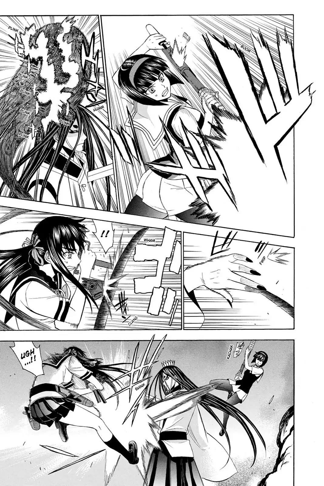 Shikabane Hime Chapter 76 page 21 - Chapter 76: Vol.17 Death 76: Battle For Kougon (Part 2) - The Abyss Of Death