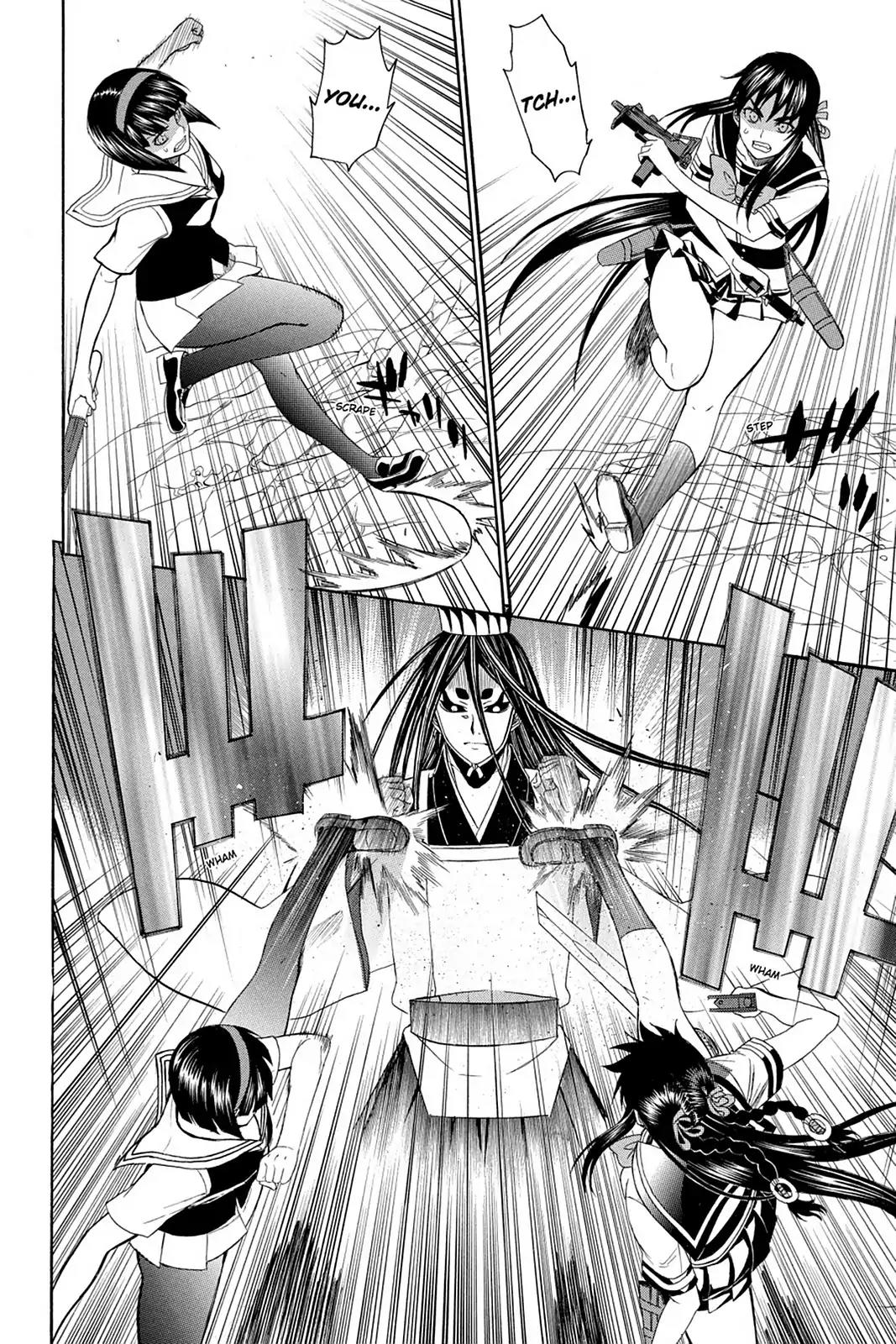 Shikabane Hime Chapter 76 page 22 - Chapter 76: Vol.17 Death 76: Battle For Kougon (Part 2) - The Abyss Of Death
