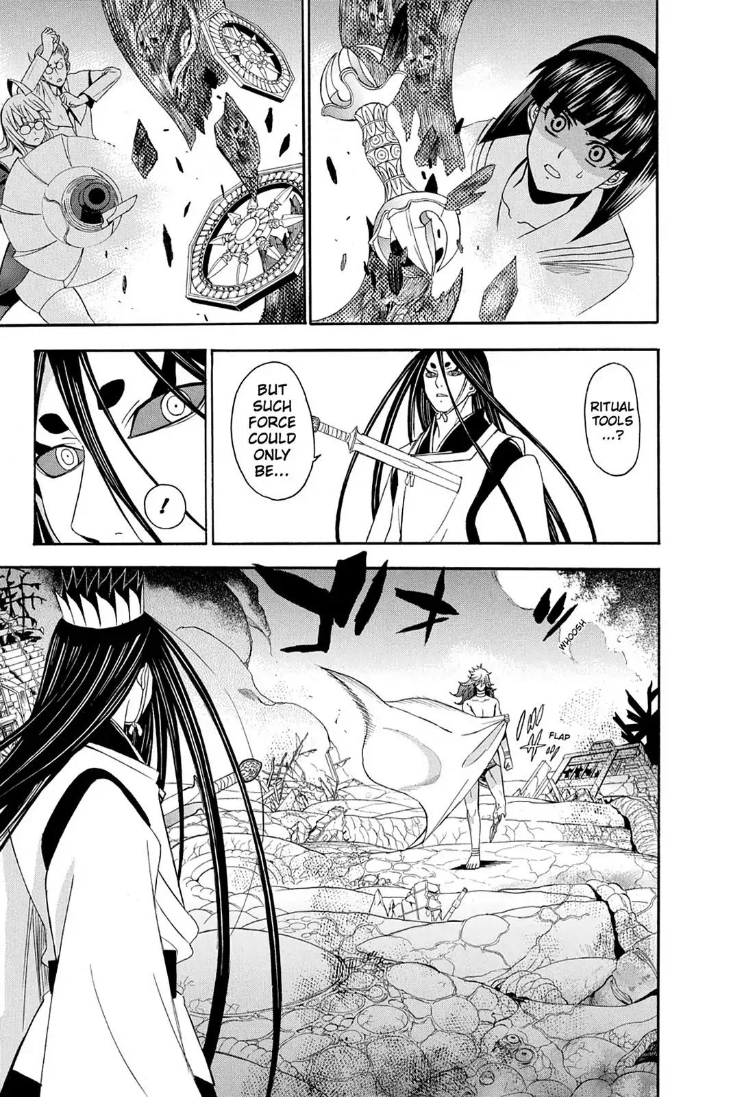 Shikabane Hime Chapter 76 page 29 - Chapter 76: Vol.17 Death 76: Battle For Kougon (Part 2) - The Abyss Of Death