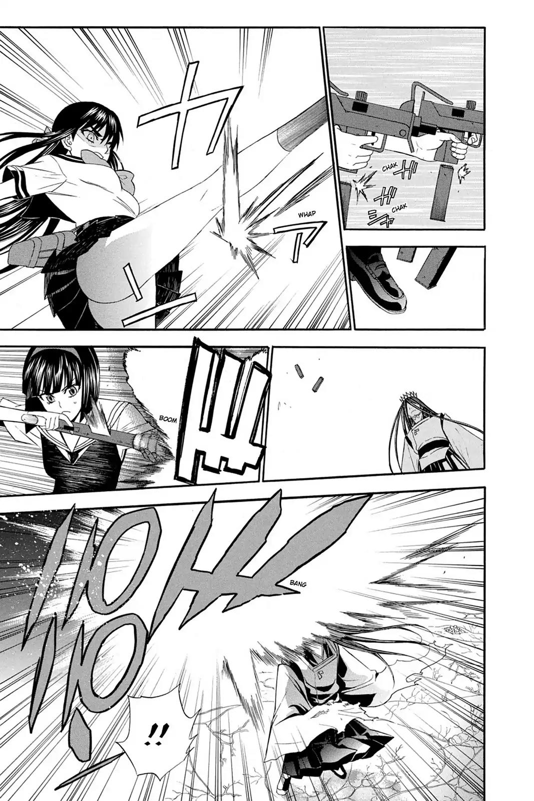 Shikabane Hime Chapter 77 page 16 - Chapter 77: Vol.17 Death 77: Battle For Kougon (Part 3) - When Life And Death Collide