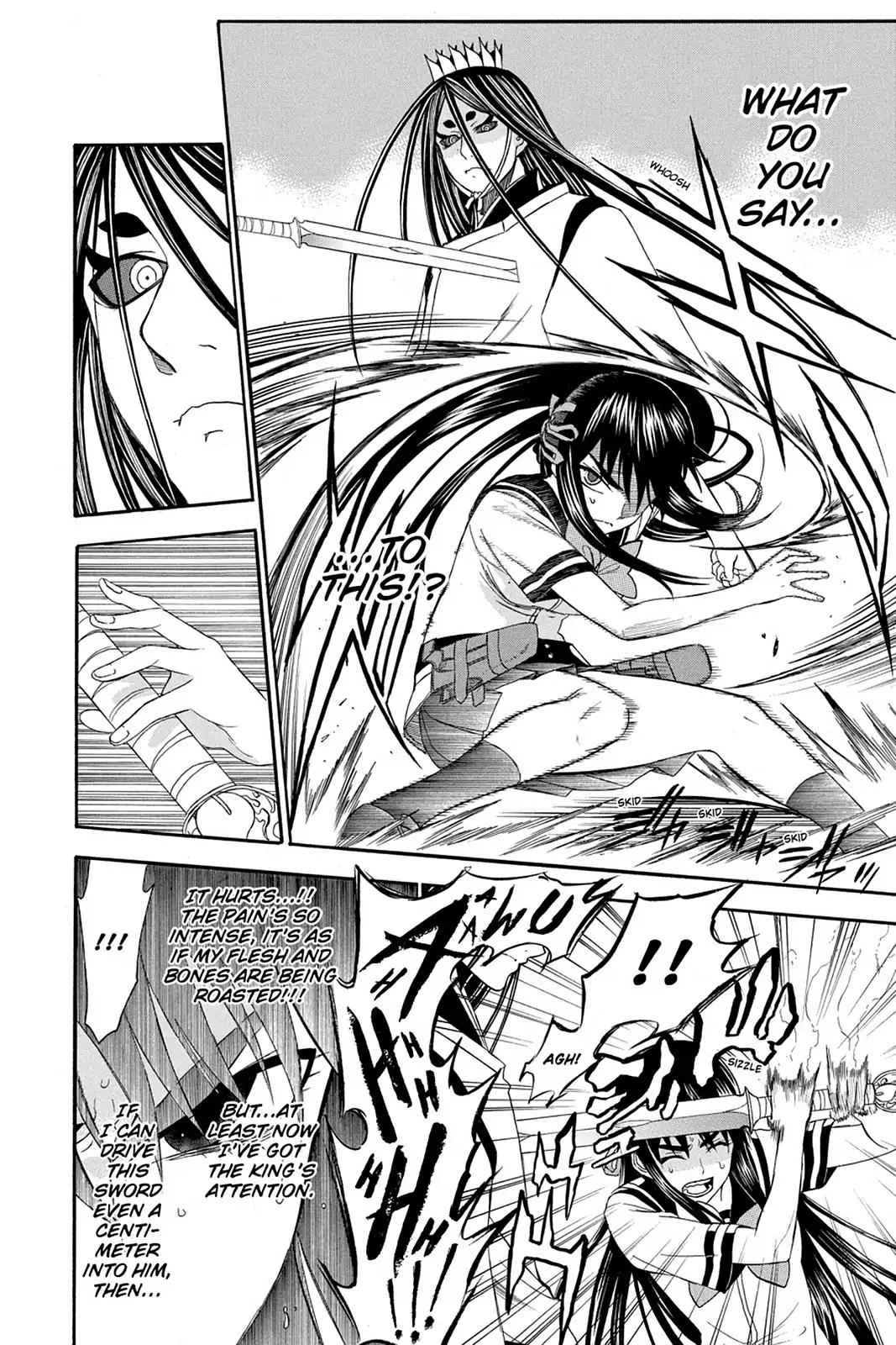 Shikabane Hime Chapter 77 page 17 - Chapter 77: Vol.17 Death 77: Battle For Kougon (Part 3) - When Life And Death Collide