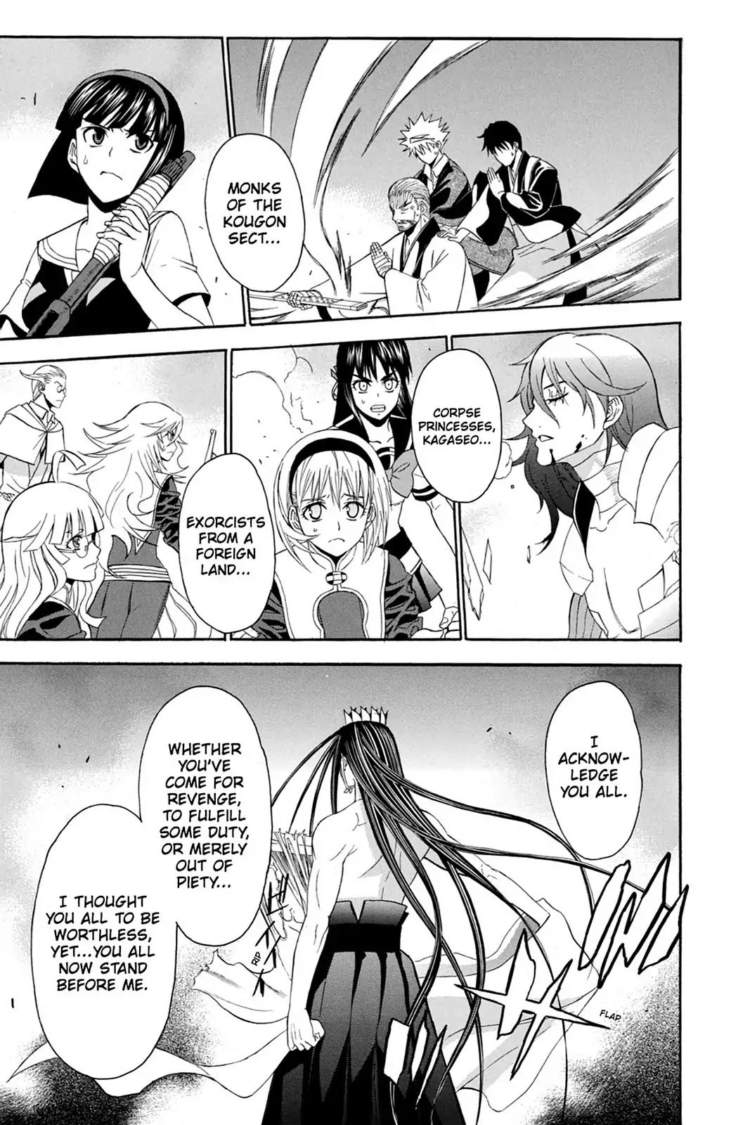 Shikabane Hime Chapter 77 page 24 - Chapter 77: Vol.17 Death 77: Battle For Kougon (Part 3) - When Life And Death Collide