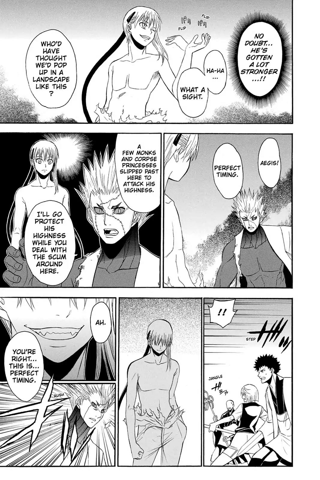 Shikabane Hime Chapter 77 page 3 - Chapter 77: Vol.17 Death 77: Battle For Kougon (Part 3) - When Life And Death Collide