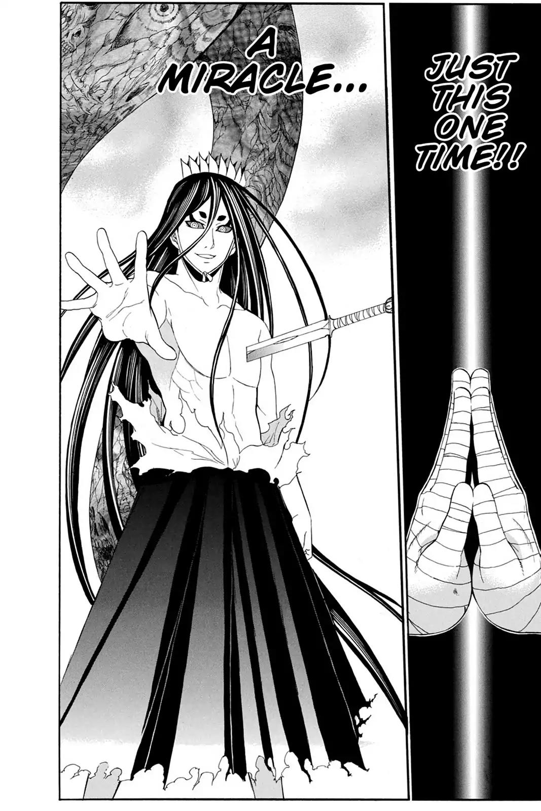 Shikabane Hime Chapter 78 page 10 - Chapter 78: Vol.17 Death 78: Battle For Kougon (Part 4) - Miracle