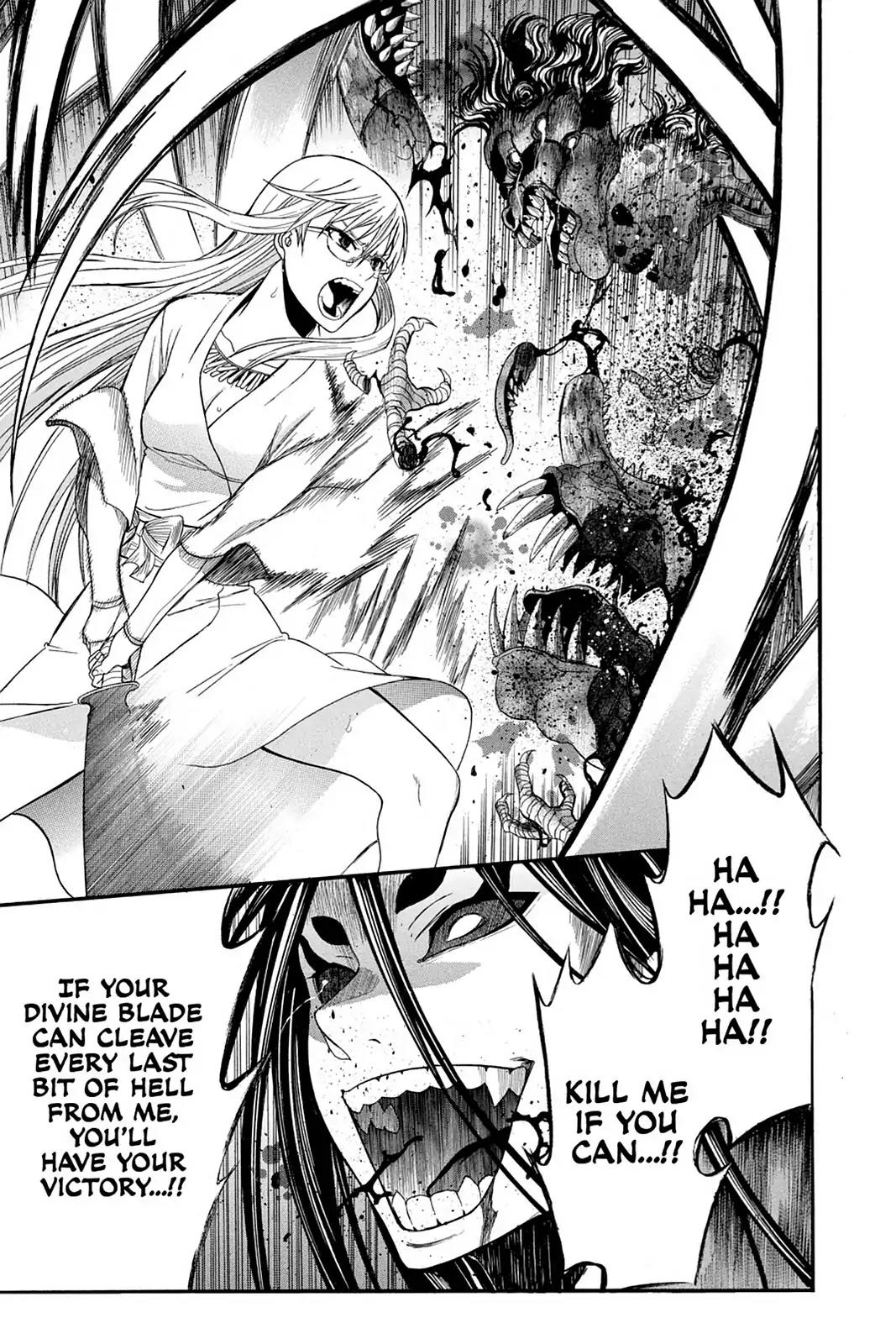 Shikabane Hime Chapter 78 page 26 - Chapter 78: Vol.17 Death 78: Battle For Kougon (Part 4) - Miracle