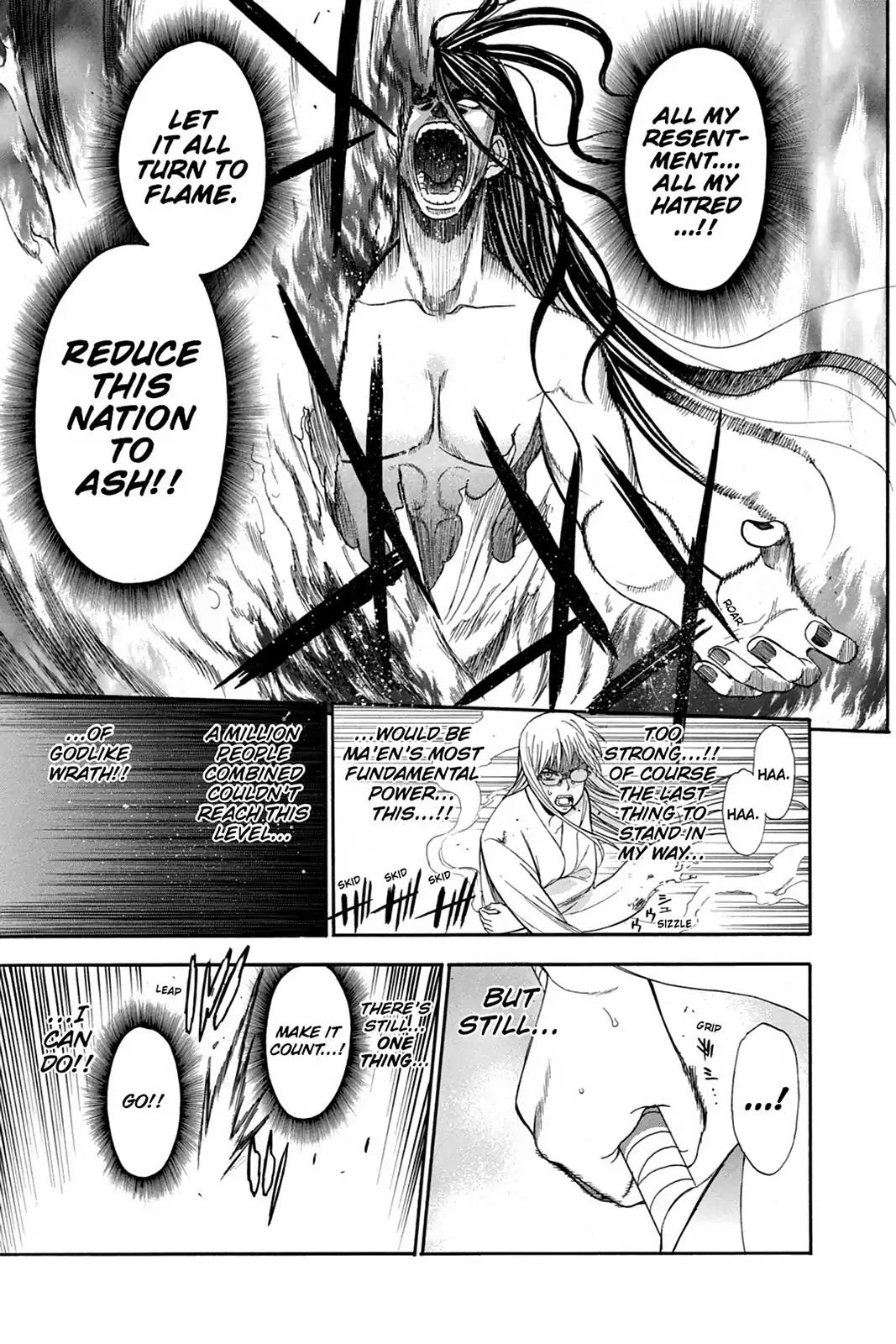 Shikabane Hime Chapter 79 page 21 - Chapter 79: Vol.17 Death 79: Battle For Kougon (Part 5) - Finale