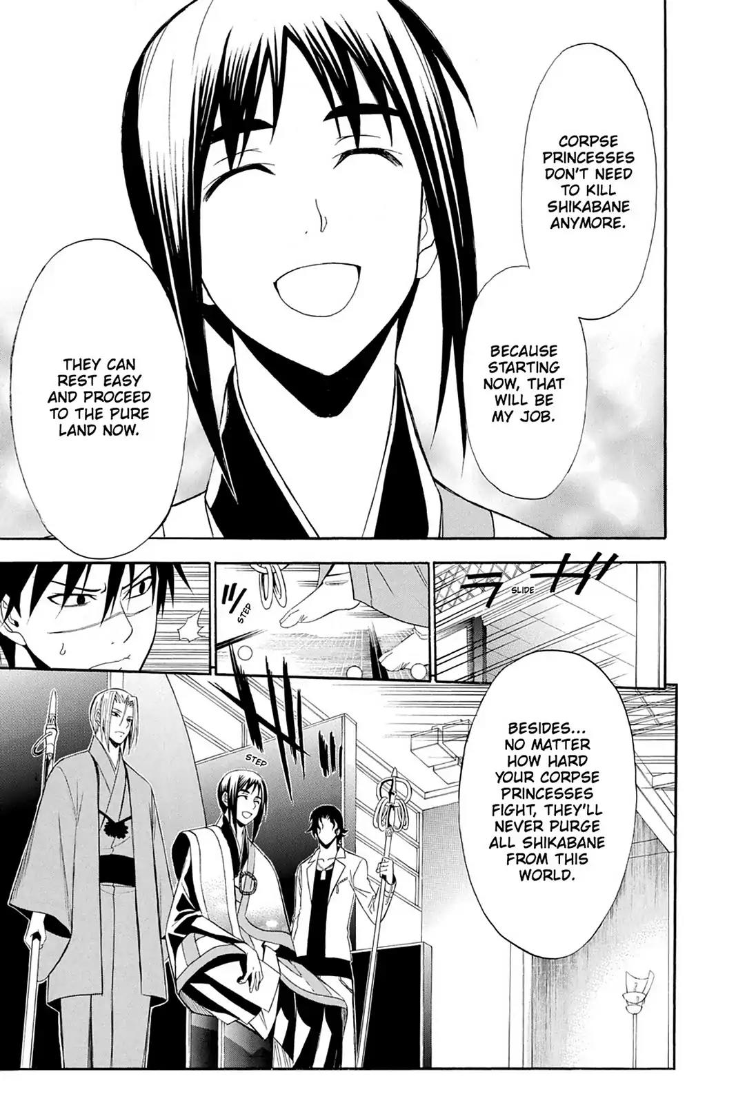 Shikabane Hime Chapter 81 page 28 - Chapter 81: Vol.18 Death 81: Determination
