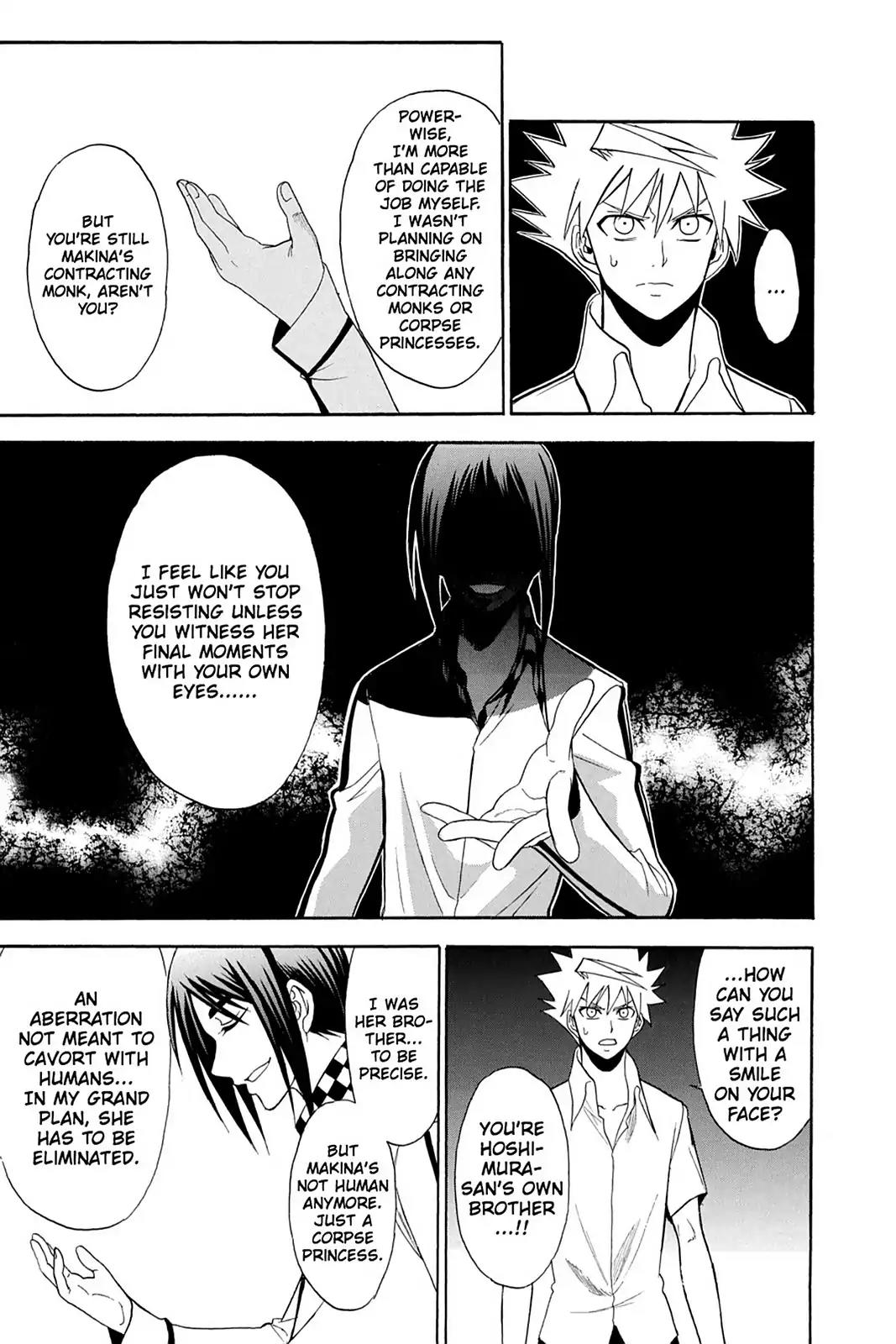 Shikabane Hime Chapter 83 page 15 - Chapter 83: Vol.18 Death 83: Decision