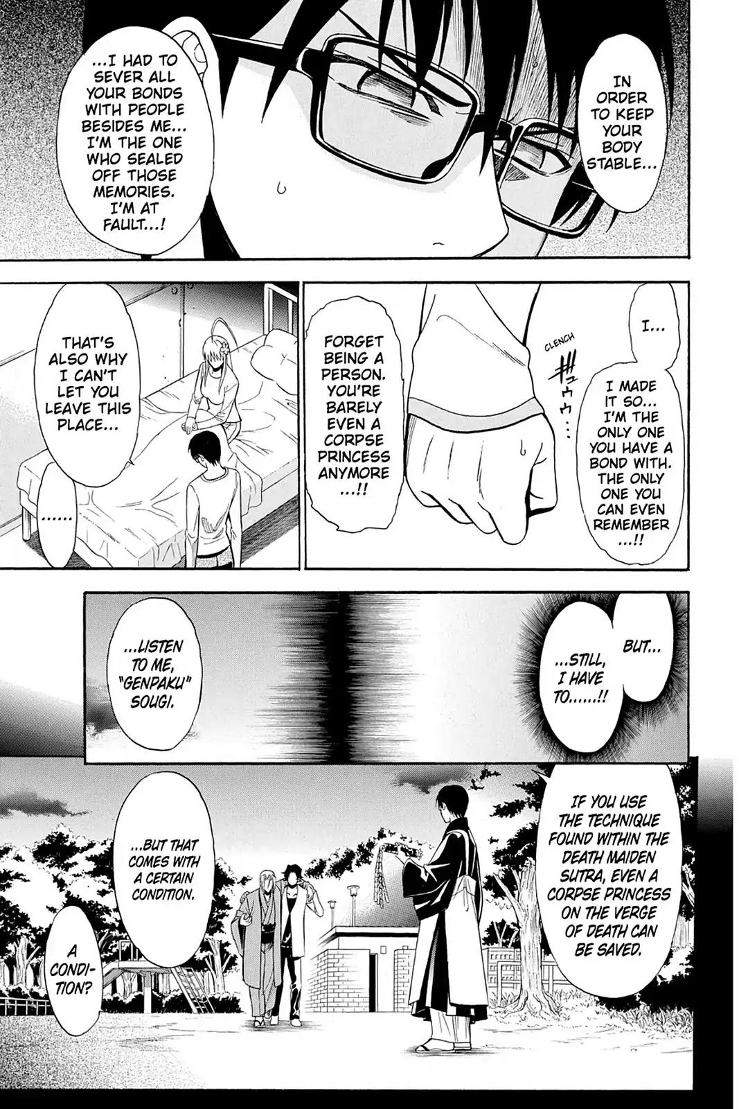 Shikabane Hime Chapter 83 page 5 - Chapter 83: Vol.18 Death 83: Decision