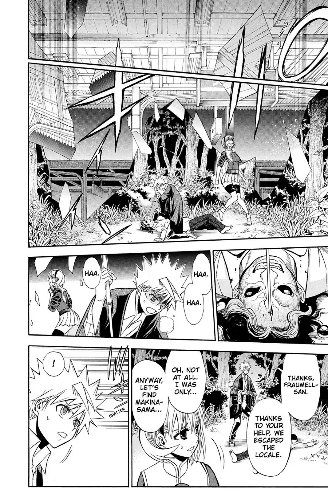 Shikabane Hime Chapter 84 page 28 - Chapter 84: Vol.18 Death 84: Seven Stars Vs. Maitreya