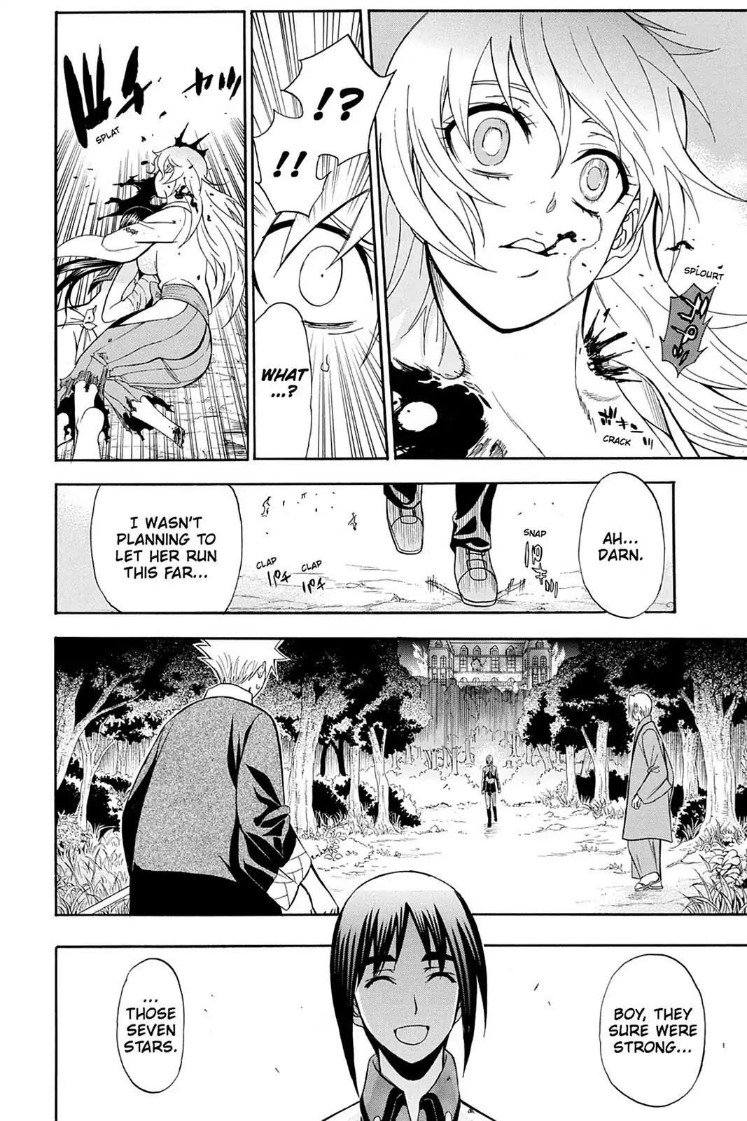 Shikabane Hime Chapter 84 page 40 - Chapter 84: Vol.18 Death 84: Seven Stars Vs. Maitreya