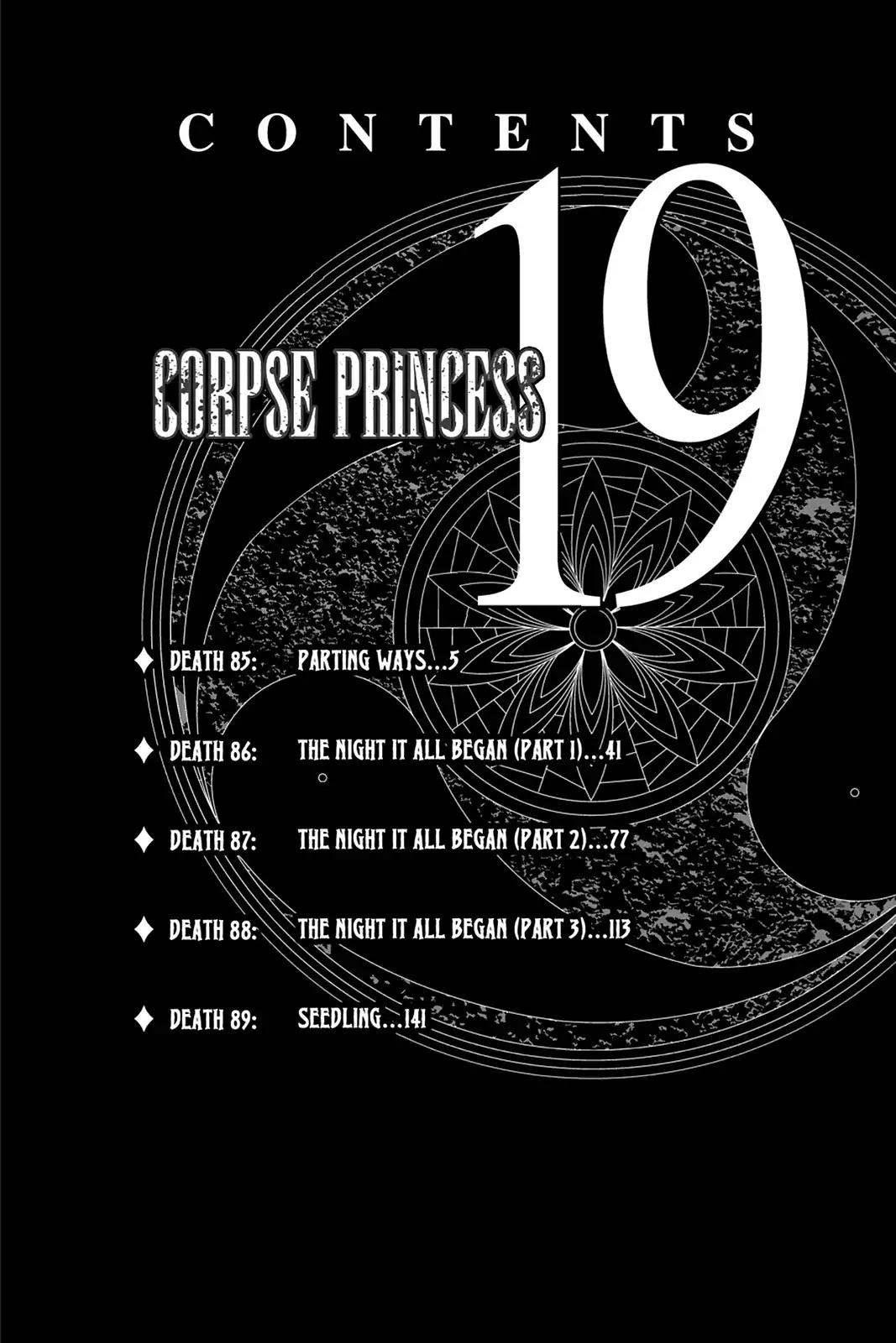 Shikabane Hime Chapter 85 page 6 - Chapter 85: Vol.19 Death 85: Parting Ways