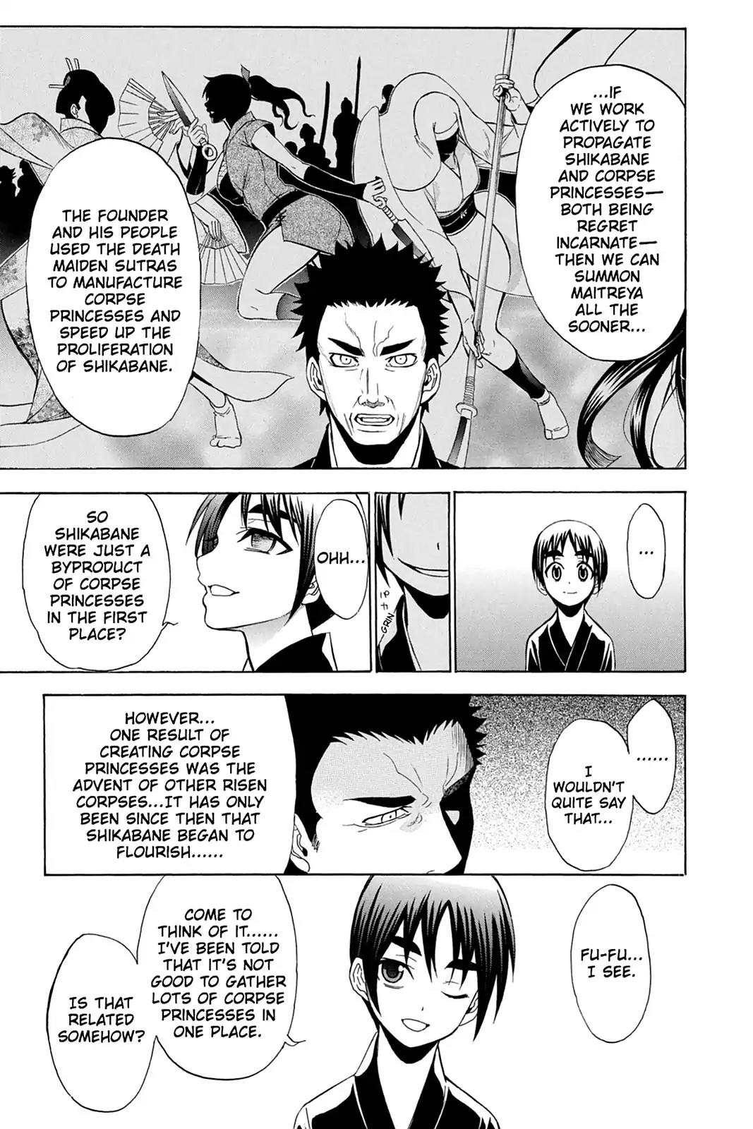 Shikabane Hime Chapter 86 page 31 - Chapter 86: Vol.19 Death 86: The Night It All Began (Part 1)