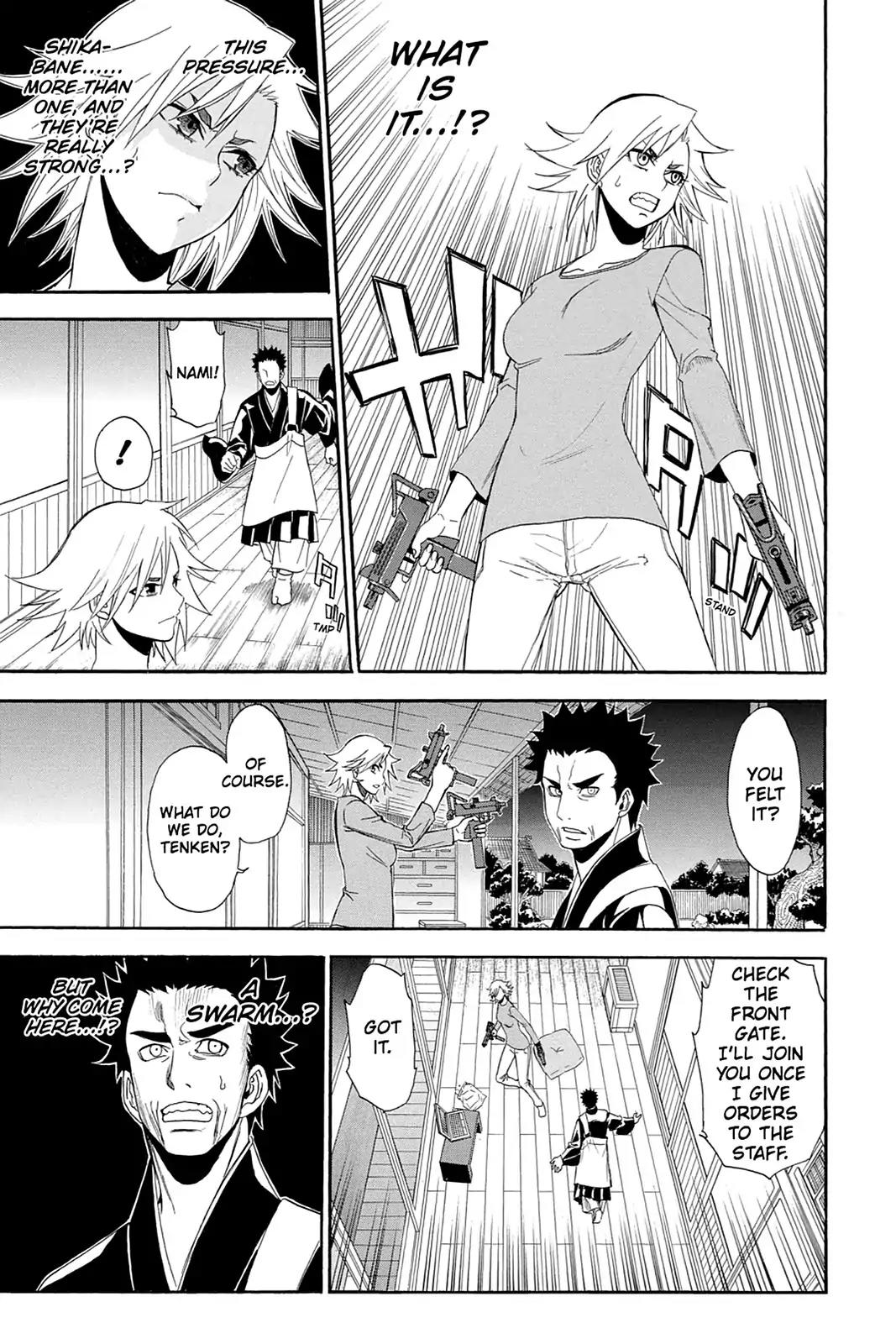 Shikabane Hime Chapter 87 page 21 - Chapter 87: Vol.19 Death 87: The Night It All Began (Part 2)
