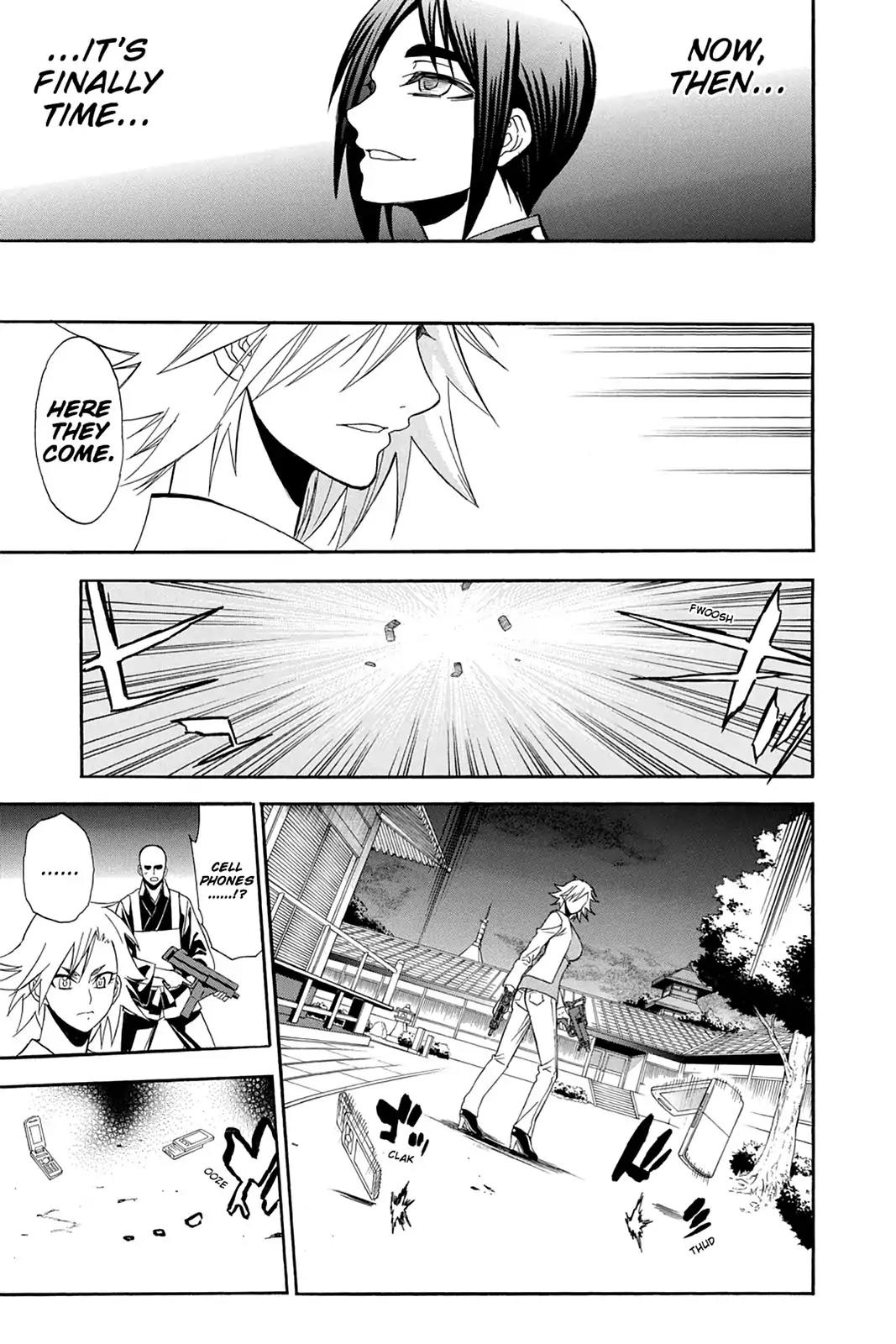 Shikabane Hime Chapter 87 page 25 - Chapter 87: Vol.19 Death 87: The Night It All Began (Part 2)