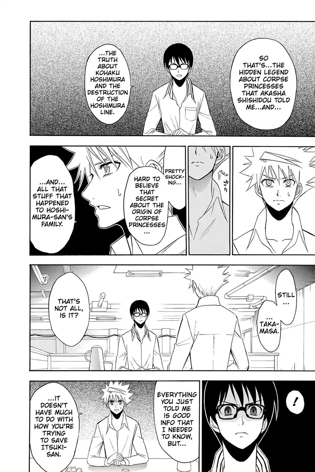 Shikabane Hime Chapter 89 page 6 - Chapter 89: Vol.19 Death 89: Seedling
