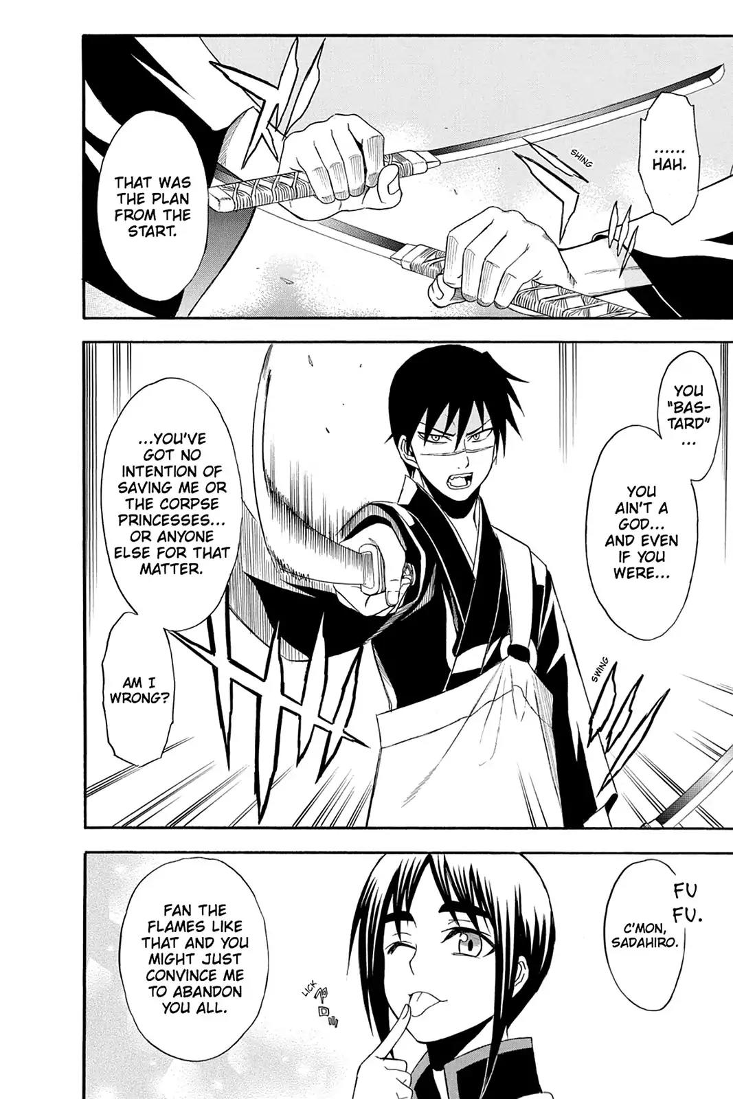 Shikabane Hime Chapter 90 page 14 - Chapter 90: Vol.20 Death 90: Rebellion