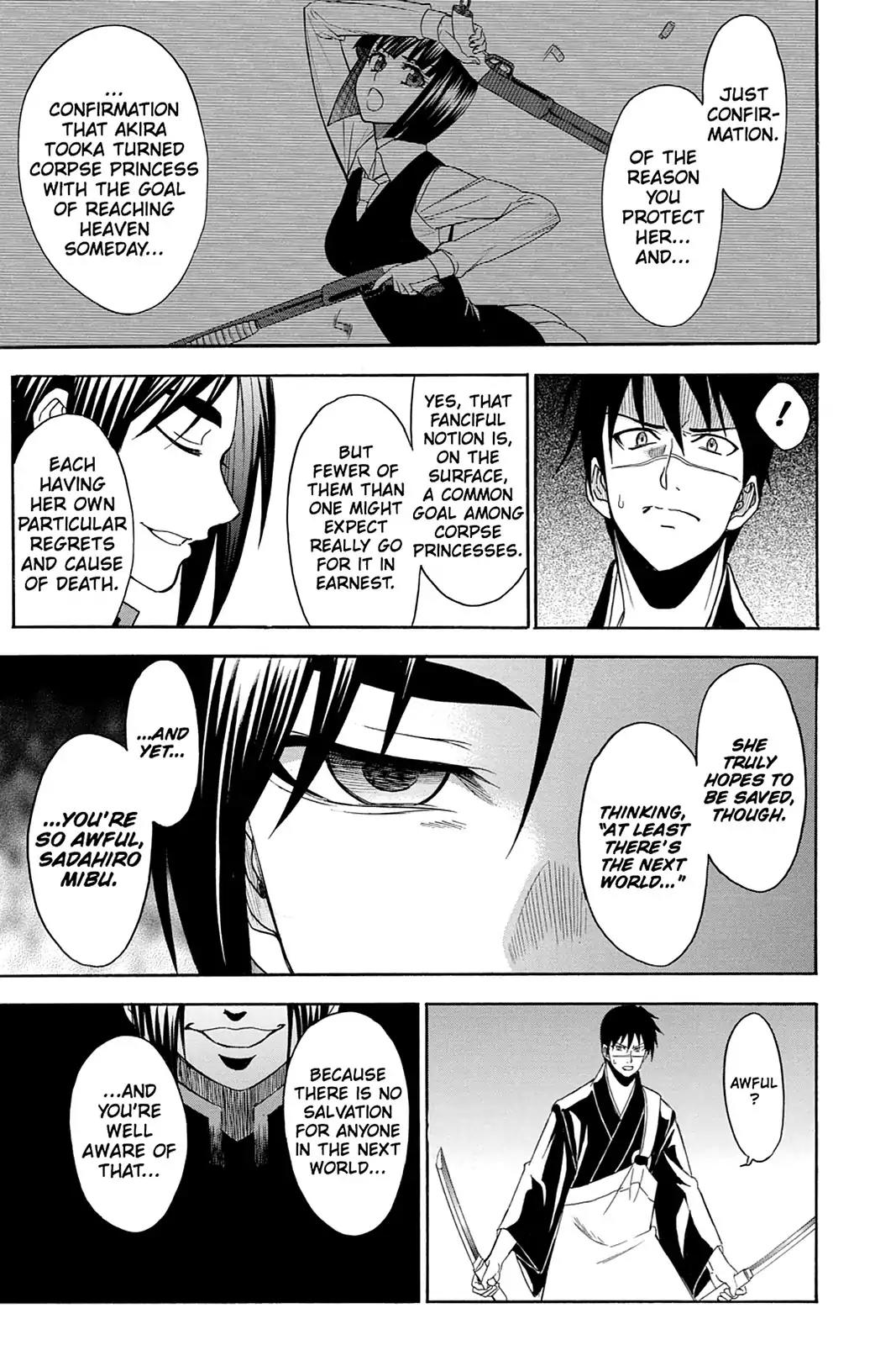 Shikabane Hime Chapter 90 page 23 - Chapter 90: Vol.20 Death 90: Rebellion