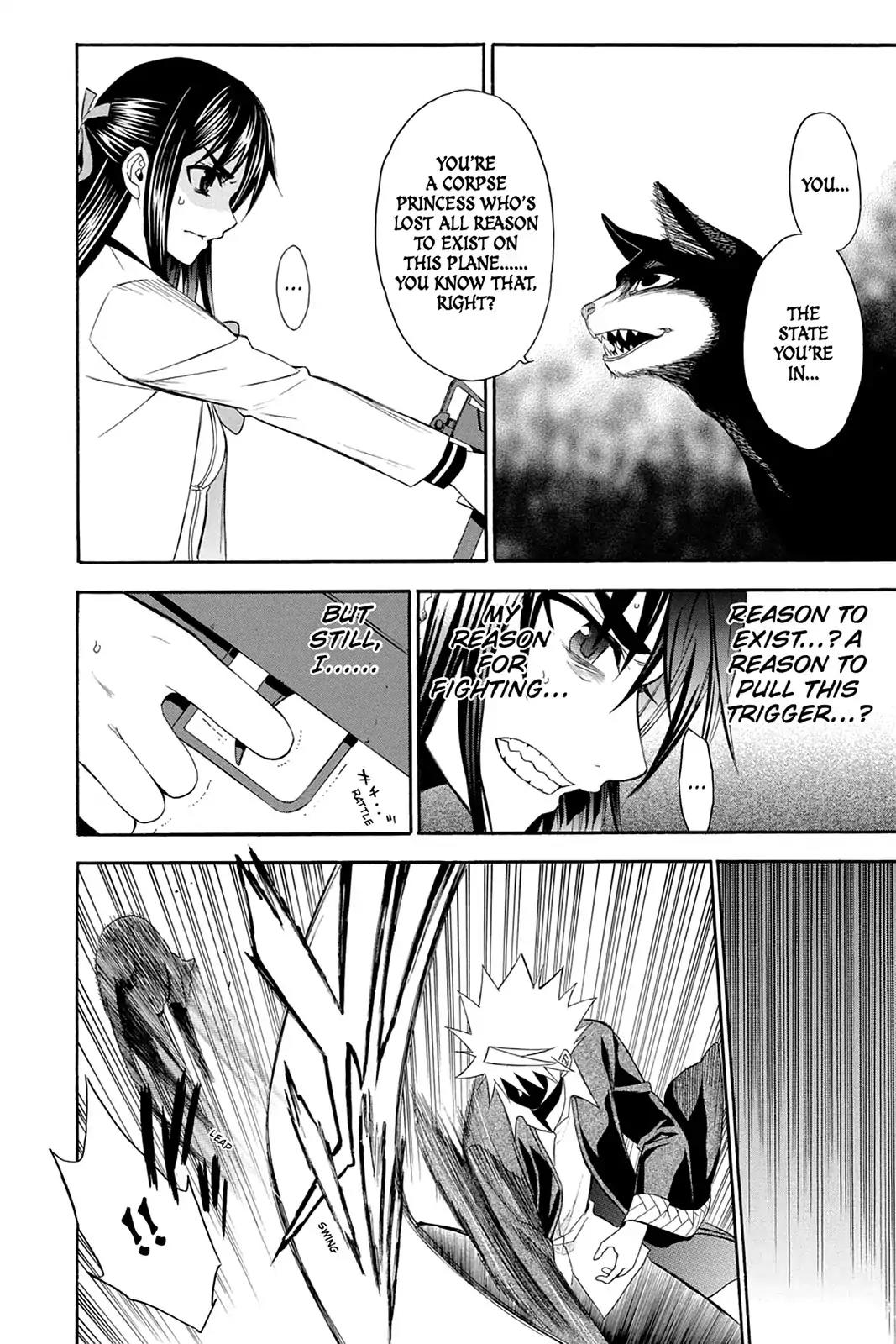 Shikabane Hime Chapter 91 page 14 - Chapter 91: Vol.20 Death 91: Confession