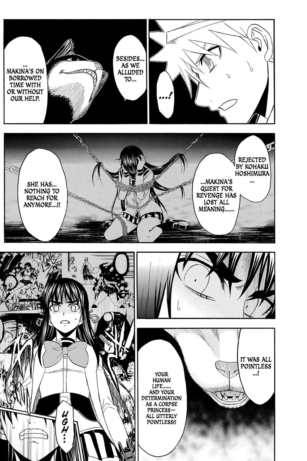 Shikabane Hime Chapter 91 page 17 - Chapter 91: Vol.20 Death 91: Confession