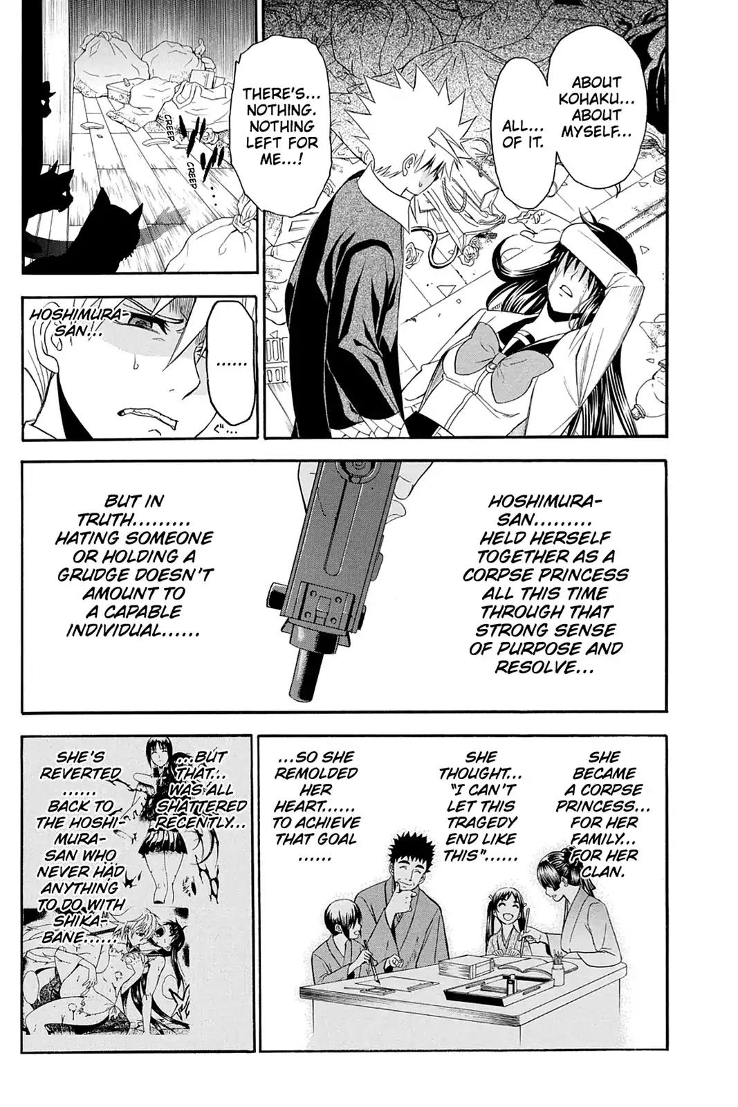 Shikabane Hime Chapter 91 page 23 - Chapter 91: Vol.20 Death 91: Confession