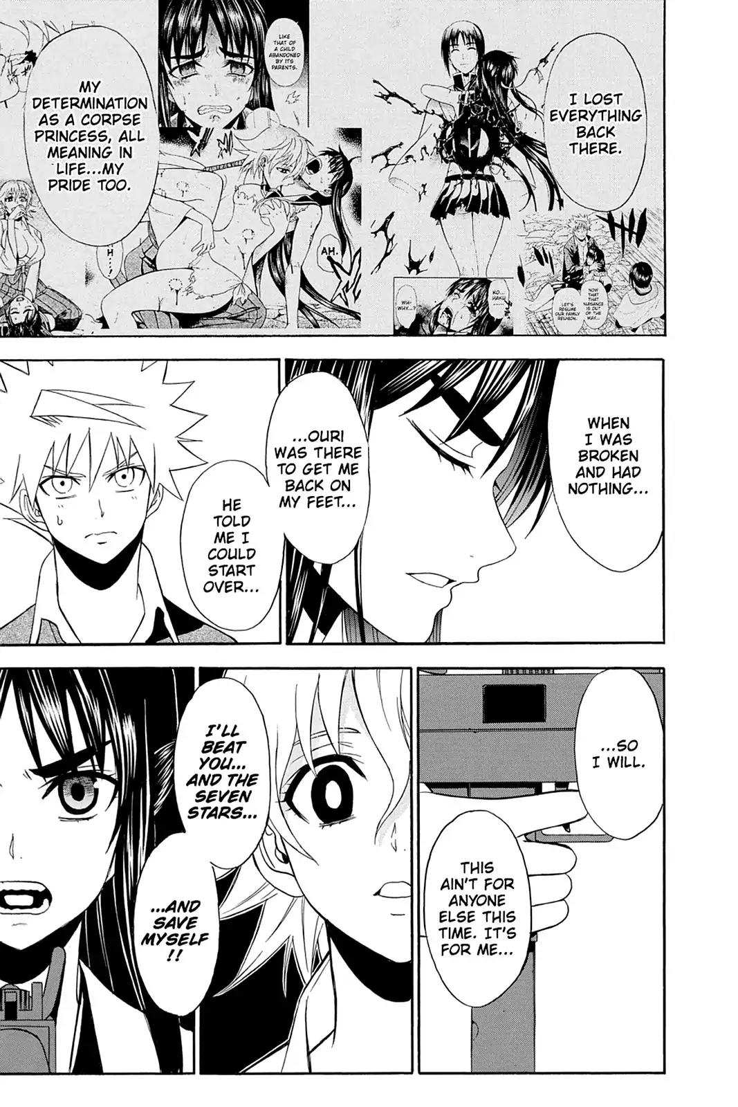 Shikabane Hime Chapter 93 page 27 - Chapter 93: Vol.20 Death 93: Determination, Declaration, And Fate