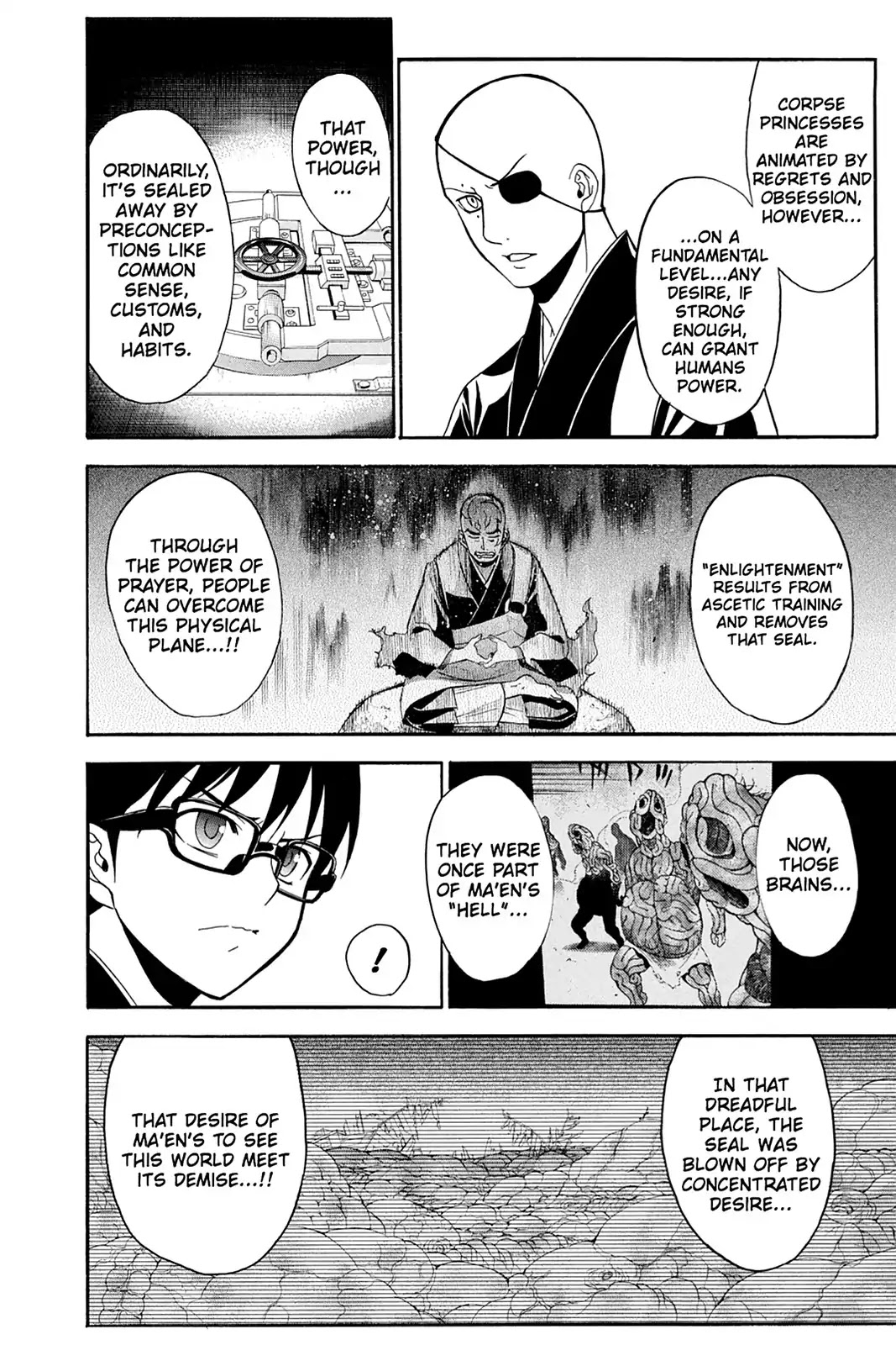 Shikabane Hime Chapter 97 page 14 - Chapter 97: Vol.21 Death 97: Path to Salvation