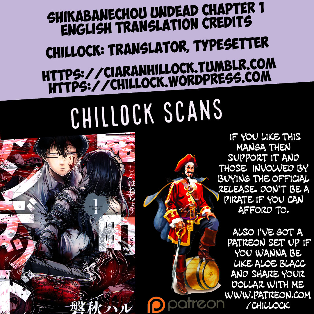 Shikabanechou Undead Chapter 1 page 51 - Chapter 1