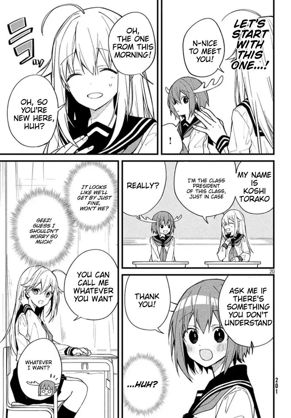 Shikanoko Nokonoko Koshitantan Chapter 1.4 page 6 - Chapter 1.4: twitter promo 4-6/6