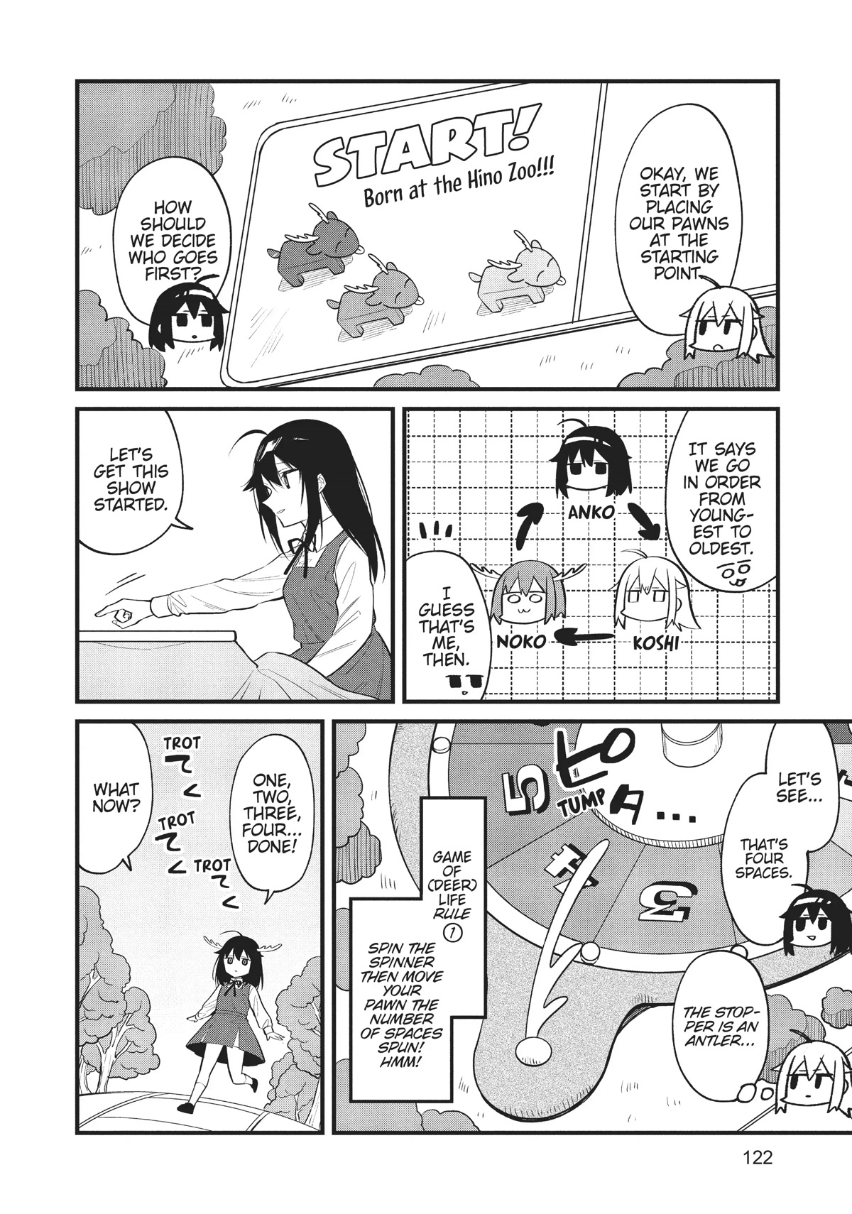 Shikanoko Nokonoko Koshitantan Chapter 13 page 6 - Chapter 13