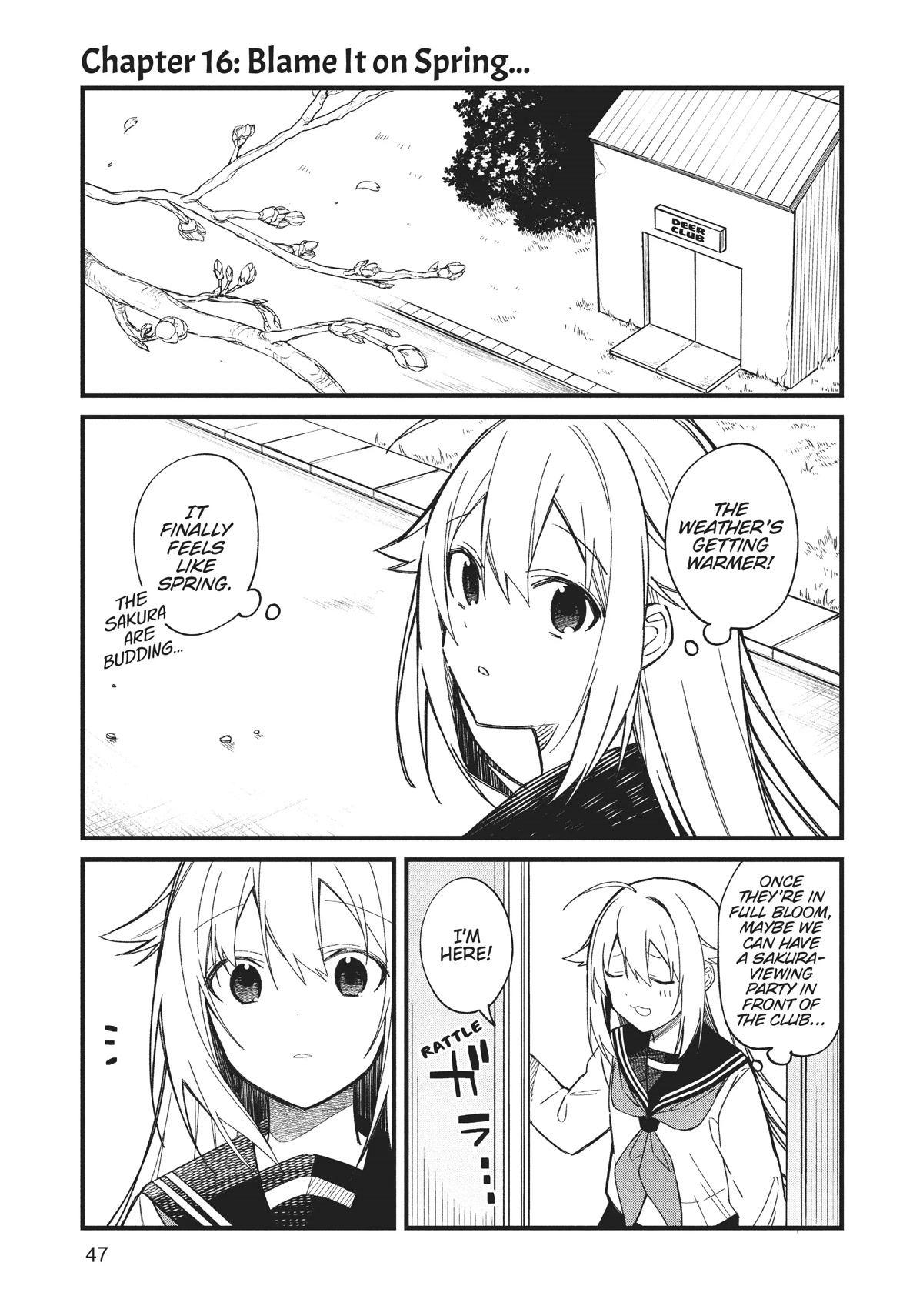 Shikanoko Nokonoko Koshitantan Chapter 16 page 1 - Chapter 16