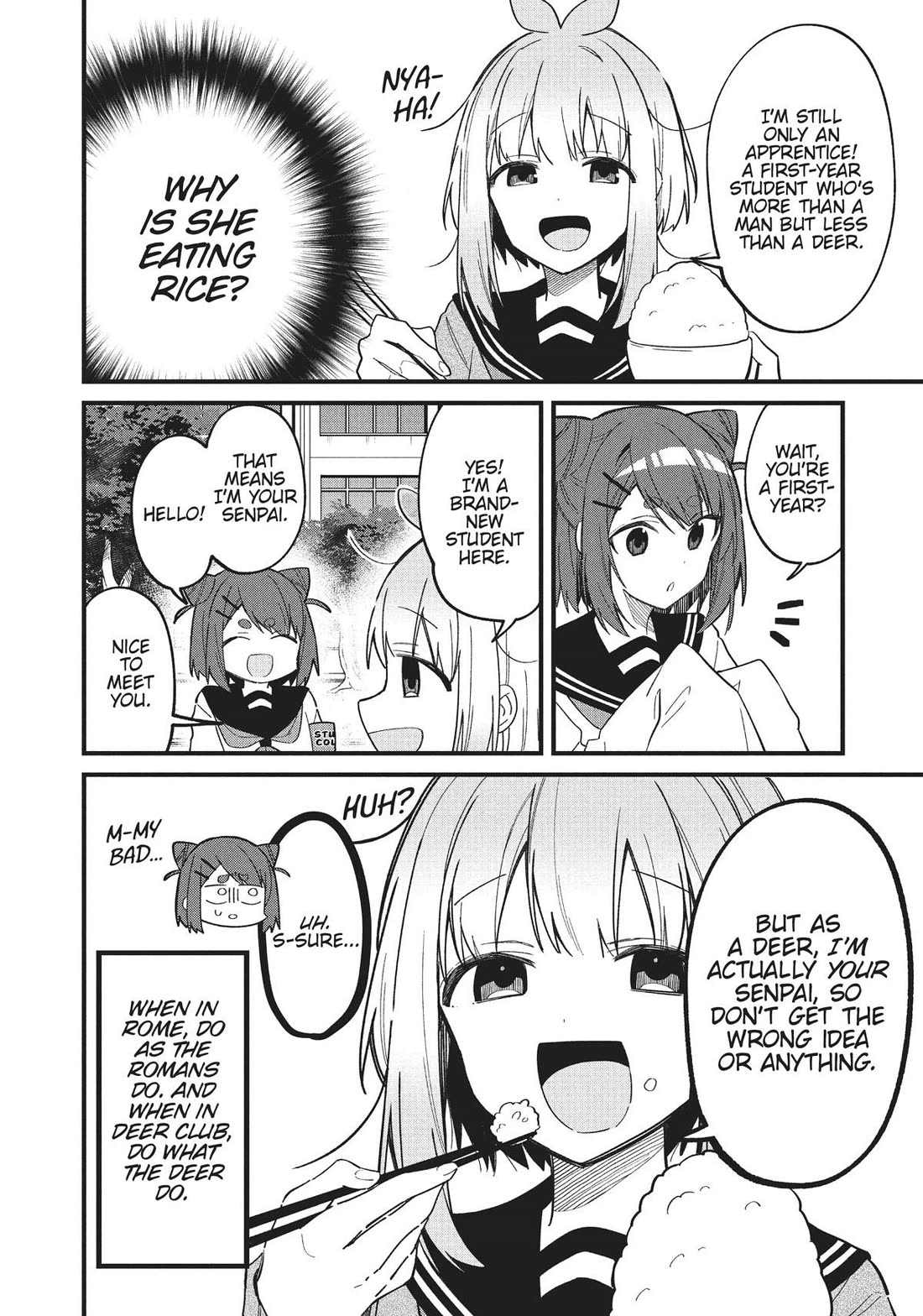Shikanoko Nokonoko Koshitantan Chapter 21 page 12 - Chapter 21