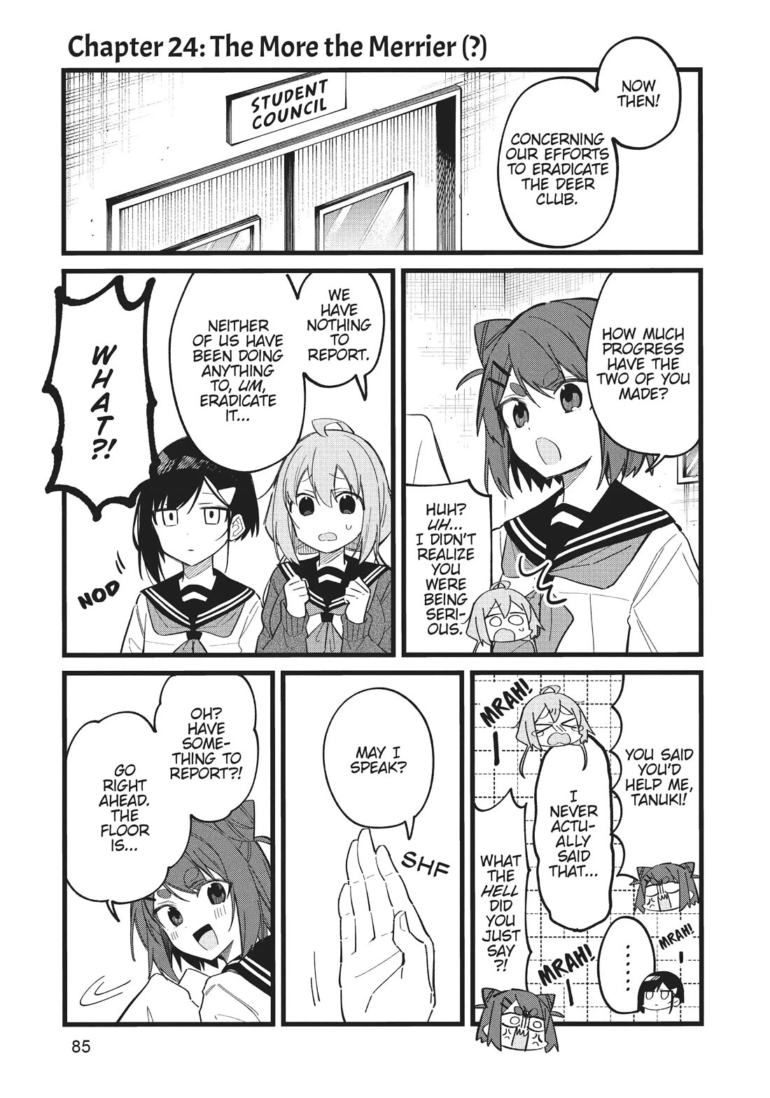 Shikanoko Nokonoko Koshitantan Chapter 24 page 1 - Chapter 24