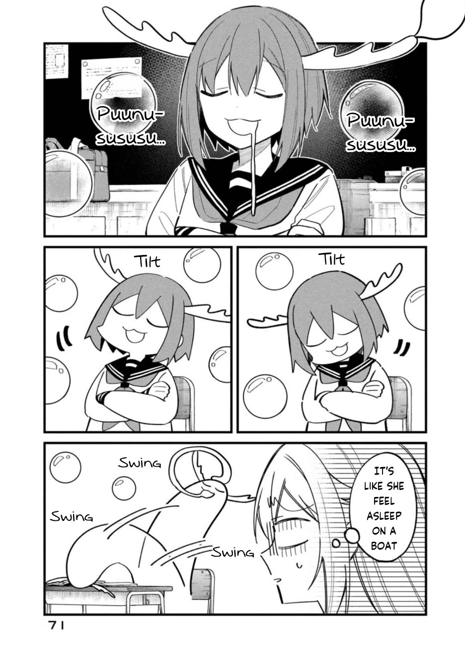 Shikanoko Nokonoko Koshitantan Chapter 29 page 7 - Chapter 29: Wake Up!