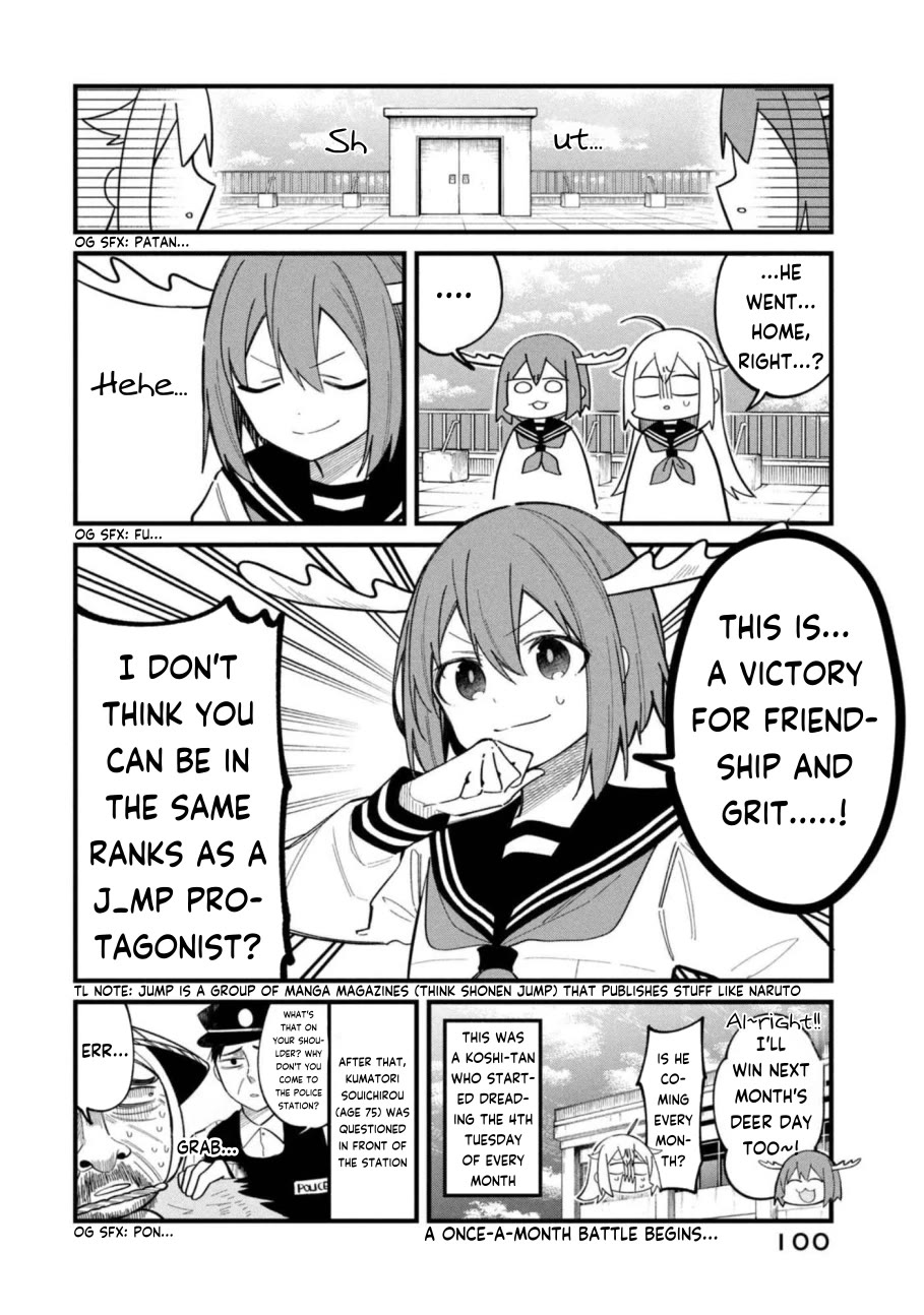 Shikanoko Nokonoko Koshitantan Chapter 30 page 20 - Chapter 30: The pursuer and the pursued.