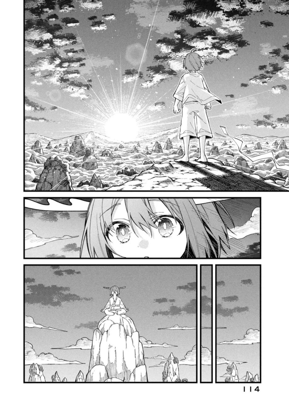 Shikanoko Nokonoko Koshitantan Chapter 31 page 14 - Chapter 31: Studying for the Test!!