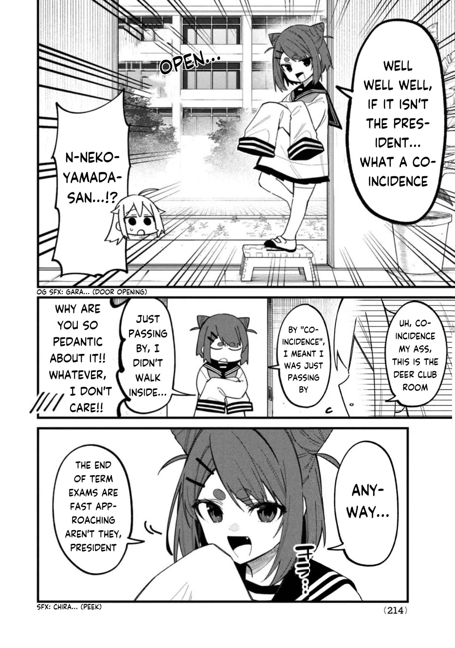 Shikanoko Nokonoko Koshitantan Chapter 31 page 4 - Chapter 31: Studying for the Test!!