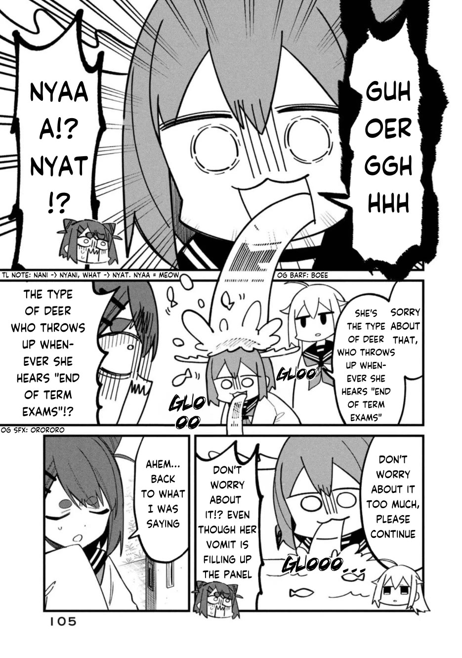 Shikanoko Nokonoko Koshitantan Chapter 31 page 5 - Chapter 31: Studying for the Test!!