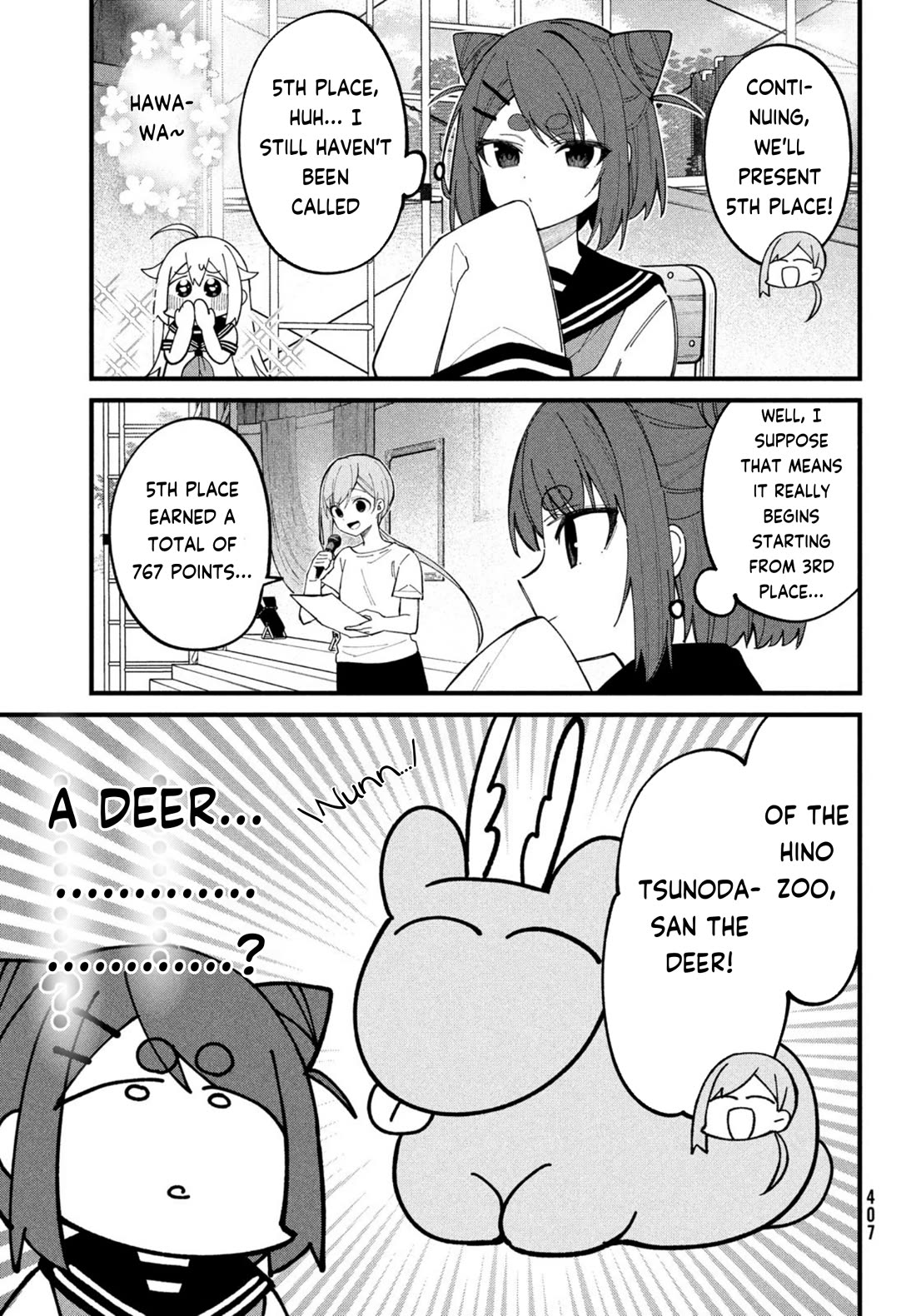 Shikanoko Nokonoko Koshitantan Chapter 32 page 11 - Chapter 32: Outcome of the Showdown
